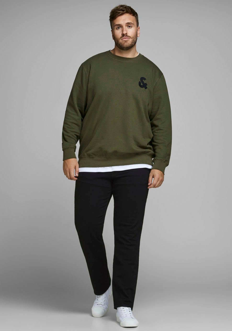 Jack & Jones PlusSize Slim-fit-Jeans Tim Bis Jeans Weite 48 – Bild 2 von 5