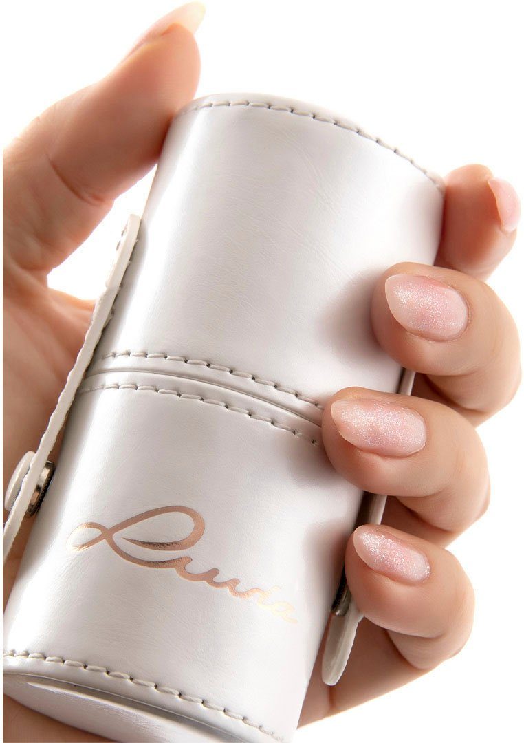 Luvia Cosmetics Kosmetikpinsel-Set Mini Prime Vegan, 5 tlg., 4 Pinsel, Reise-Set, Nurai-Pinselhaar, vegan.