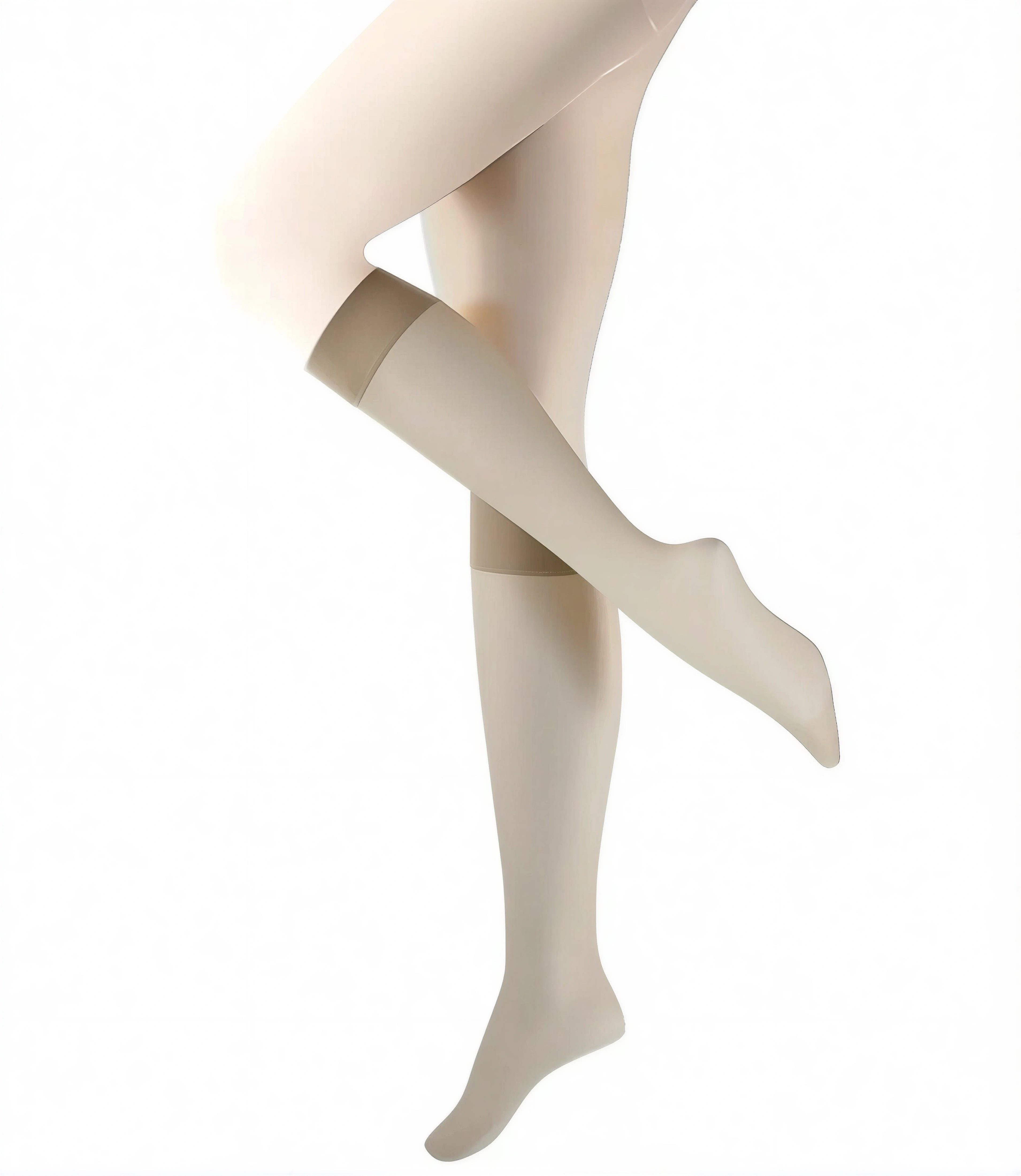 Wilox Kniestrümpfe Damen MELBOURNE (Spar-Set, 2-Paar, 2 Paare) elegant