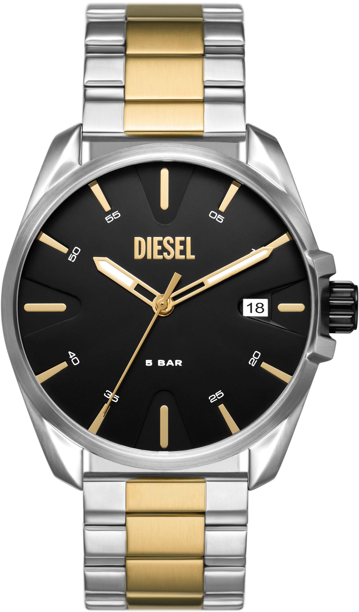 Diesel Quarzuhr MS9, DZ2196, Armbanduhr, Herrenuhr, Datum
