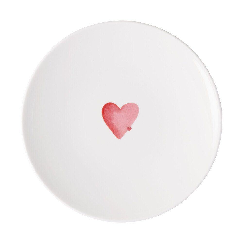 like. by Villeroy & Boch Frühstücksteller With Love Frühstücksteller Sending Love 21 cm ø, (1 St), Premium Porcelain, mikrow.- & spülm.sicher, Made in Germany