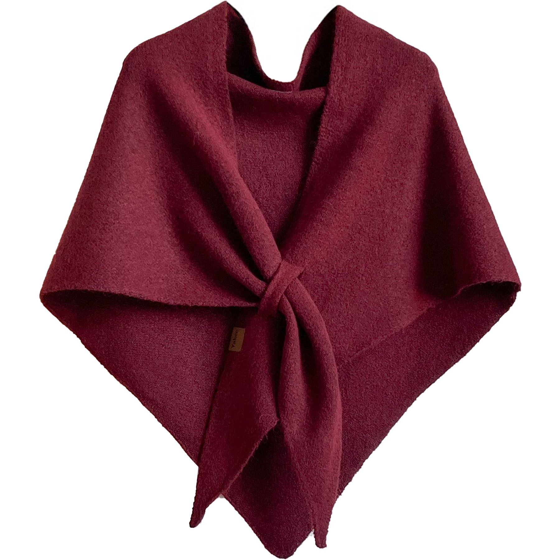 Mutig Dreieckstuch Damen Dreieckstuch aus 100% Kaschmirimitat, Schal, Poncho, Stola, (185 × 75 cm, Kaschmirgefühl ultrweich warm und atmungsaktiv, Elegantes Dreieckstuch mit Schlaufenverschluss für Damen), Ideales Geschenk für Damen zu Weihnachten, Erntedankfest oder Neujahr
