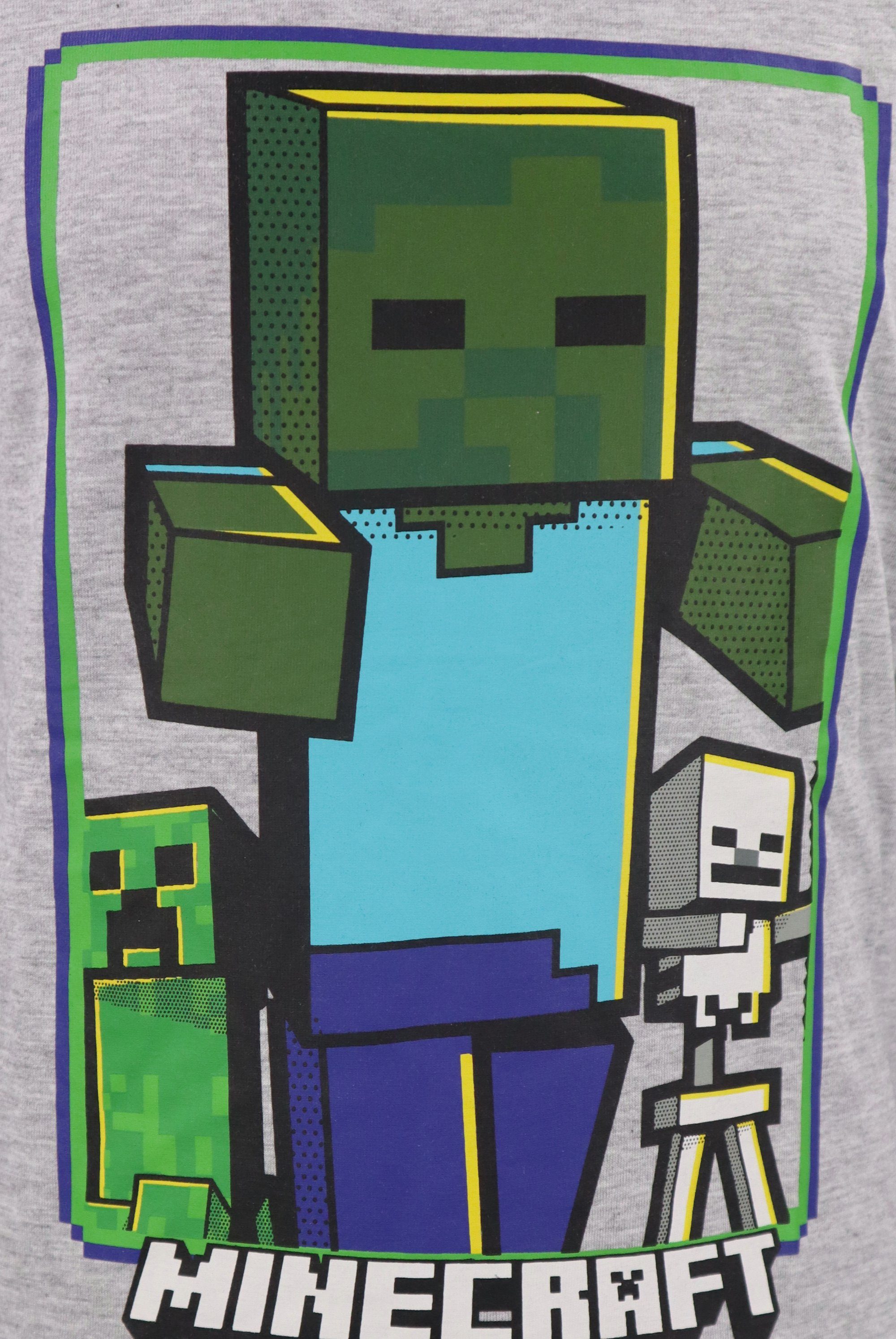 Creeper Gr. Minecraft Minecraft Jungen bis Pyjama Zombie 152 Kinder 128 Schlafanzug