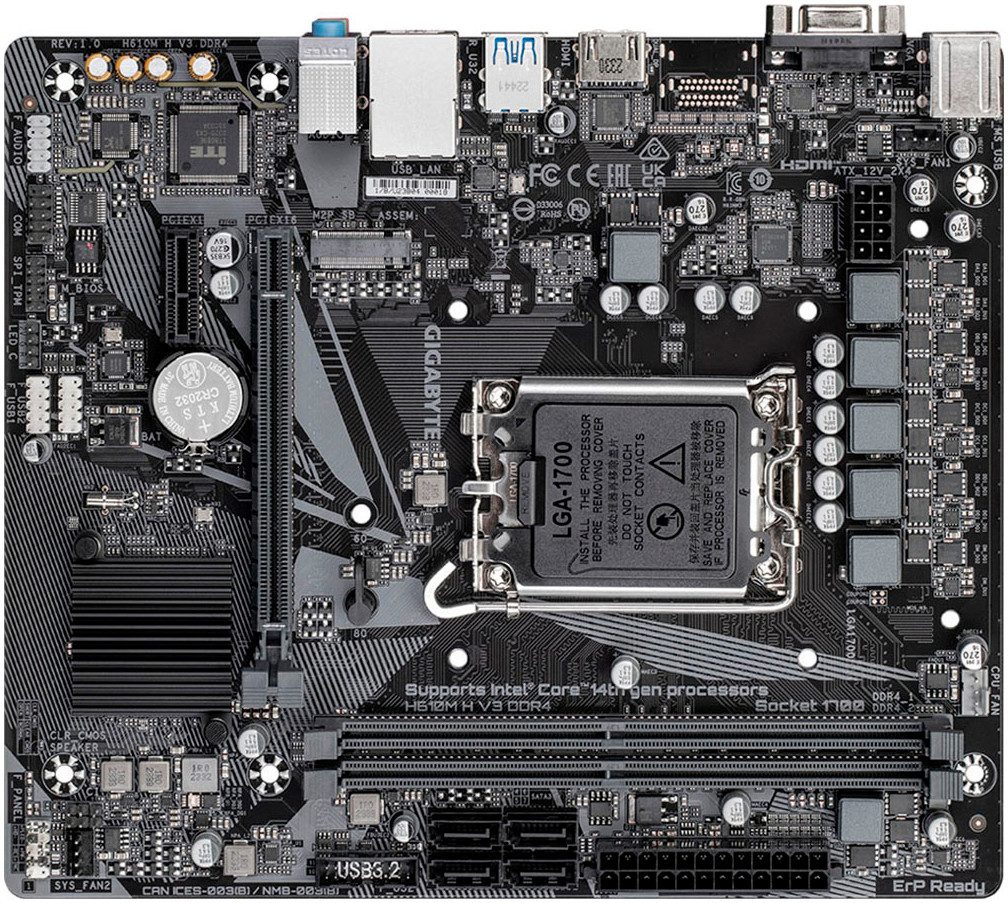 Gigabyte H610M H V3 DDR4 Mainboard