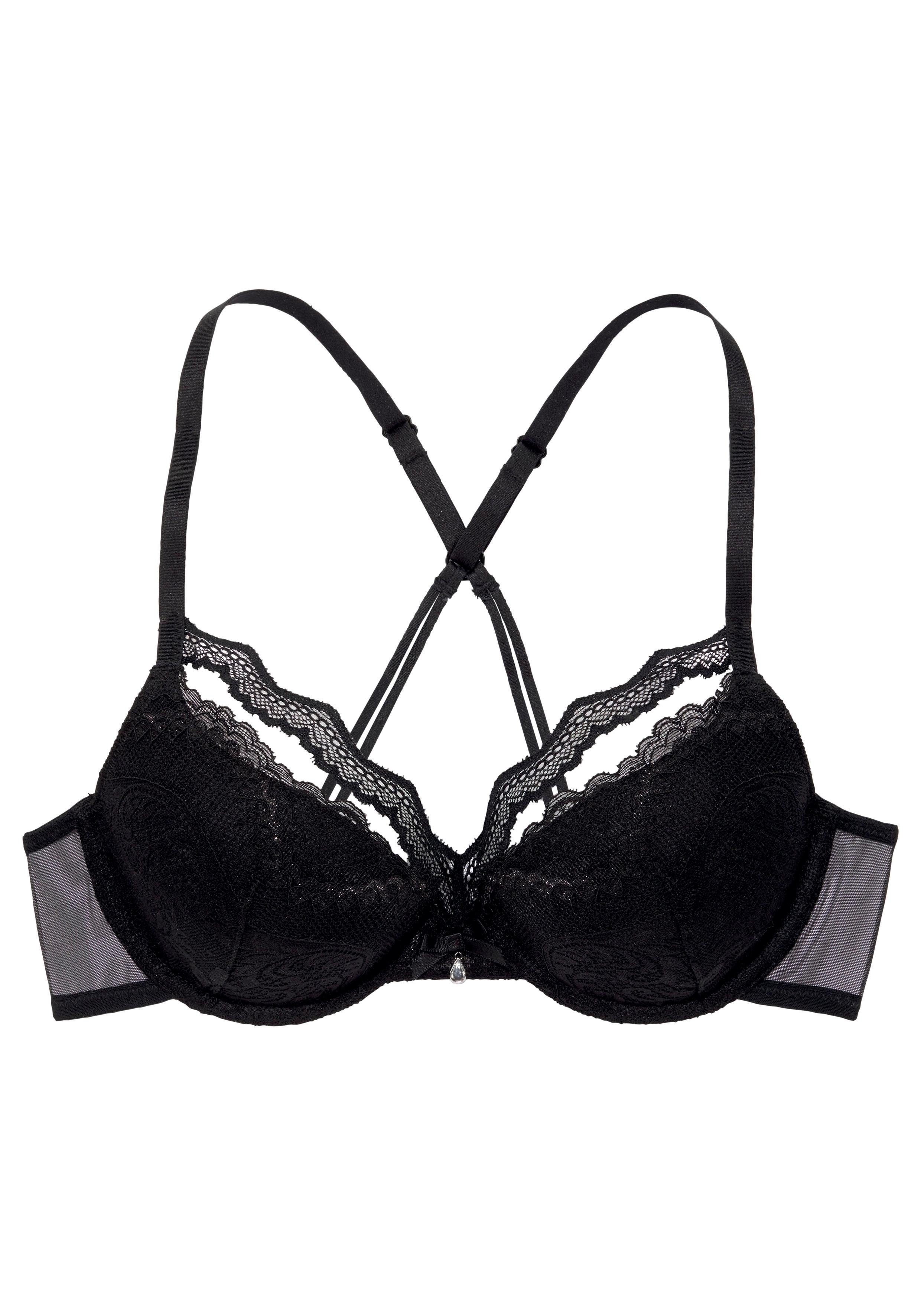 petite fleur gold Push-up-BH mit herausnehmbaren Kissen, sexy Dessous, Reizwäsche. Reduzierter Preis € 26,99. Unverbindliche Preisempfehlung € 29,99