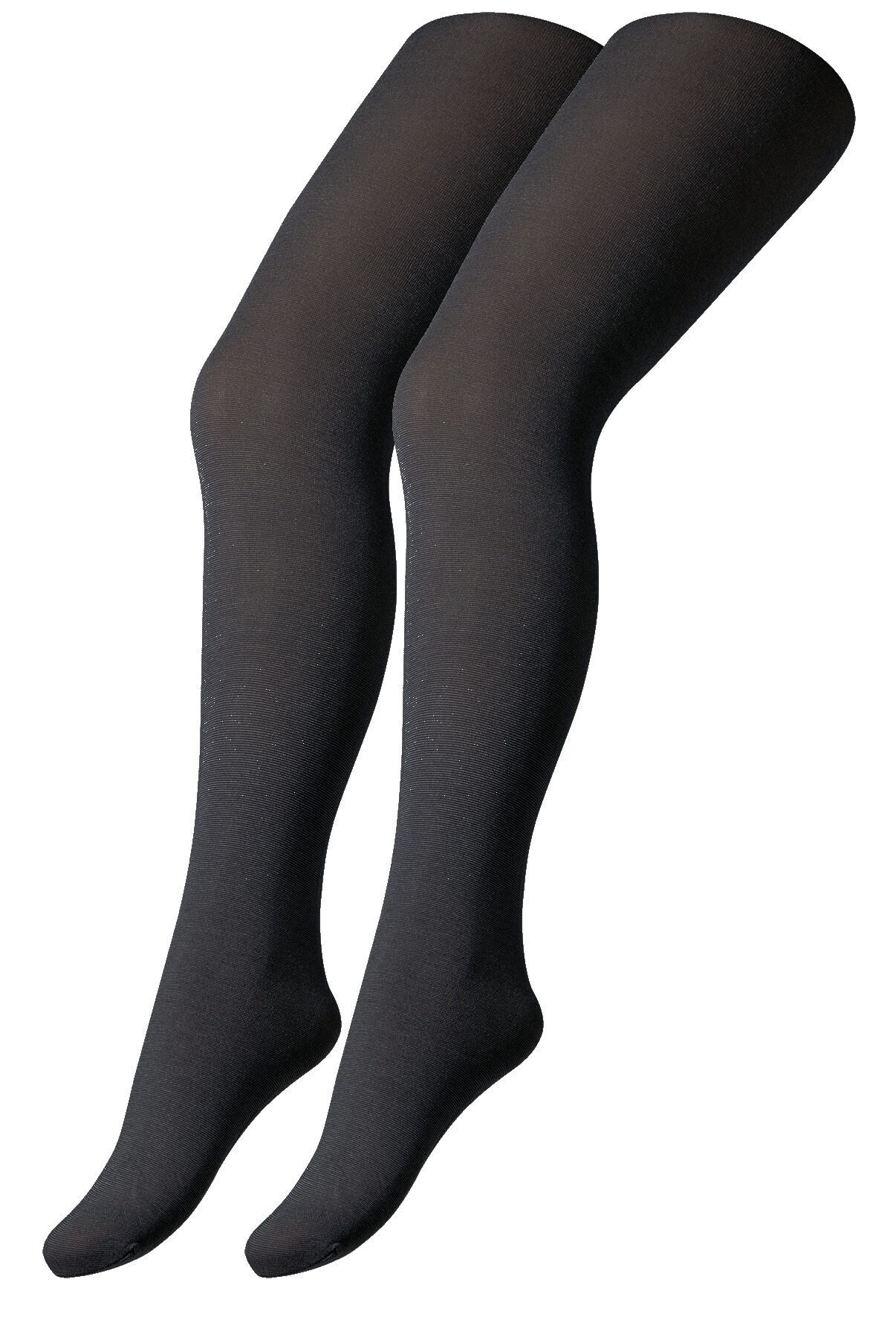 Camano Thermostrumpfhose warm & cozy (2er Pack) mit nahtloser Verarbeitung