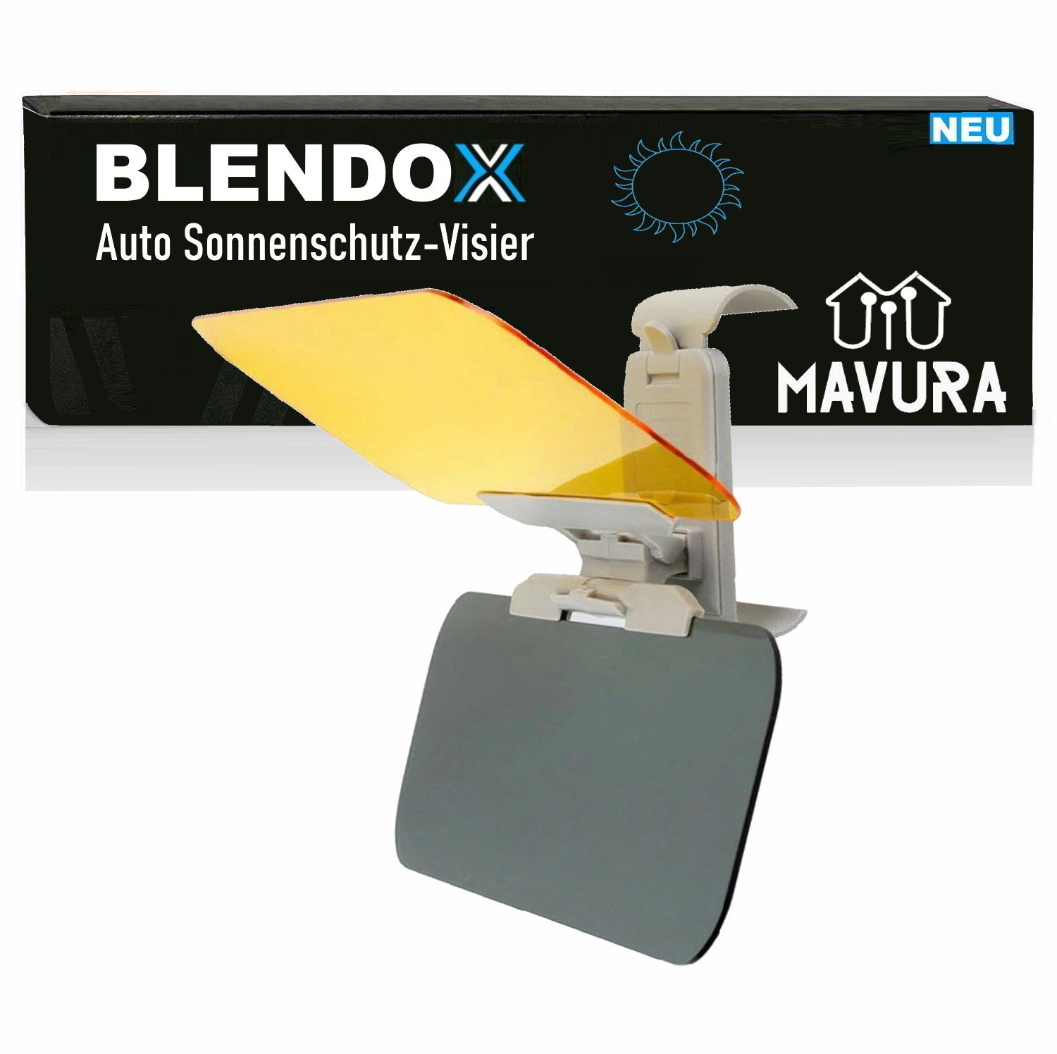 Sonnenschutz BLENDOX Sonnen Blendschutz Visier Auto Sonnenblenden, MAVURA, Visierverlängerung Sonnenblende Verlängerung Защита от солнца