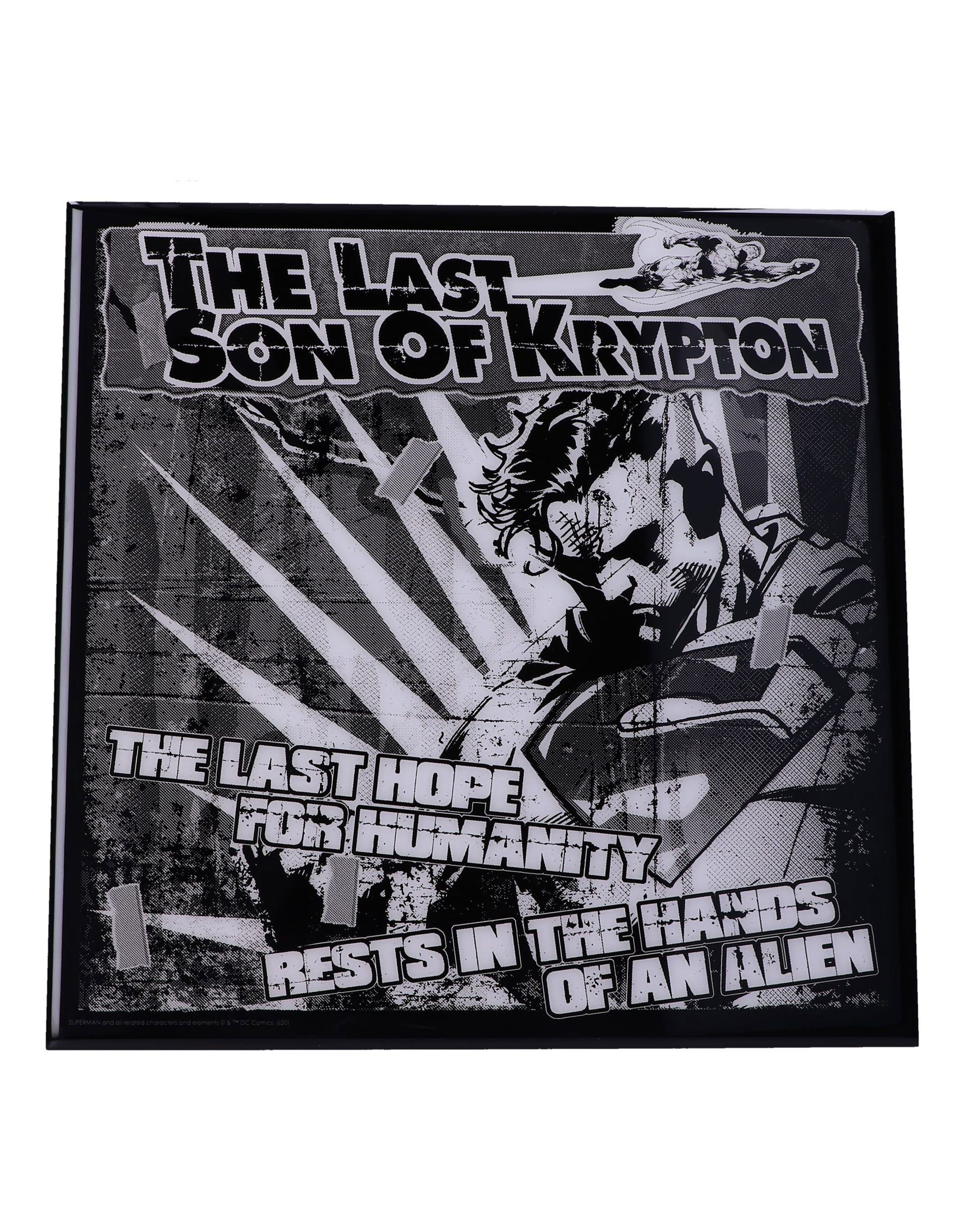 Nemesis Now Wandbild Superman Crystal Clear Picture Wanddekoration 32 x 32 cm, (1 St), Hochweritg mit unvergleichlicher Klarheit