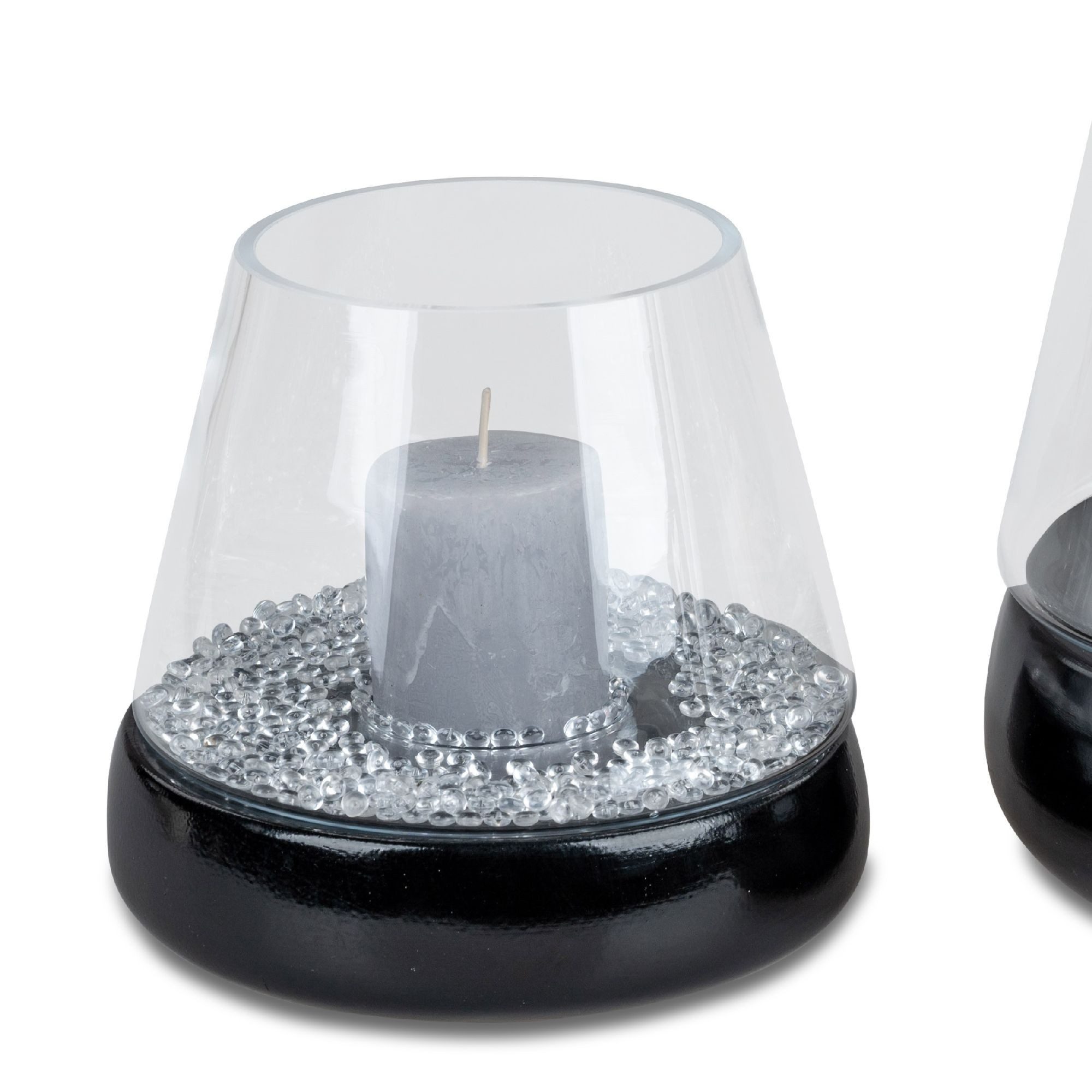 Windlicht BLACK