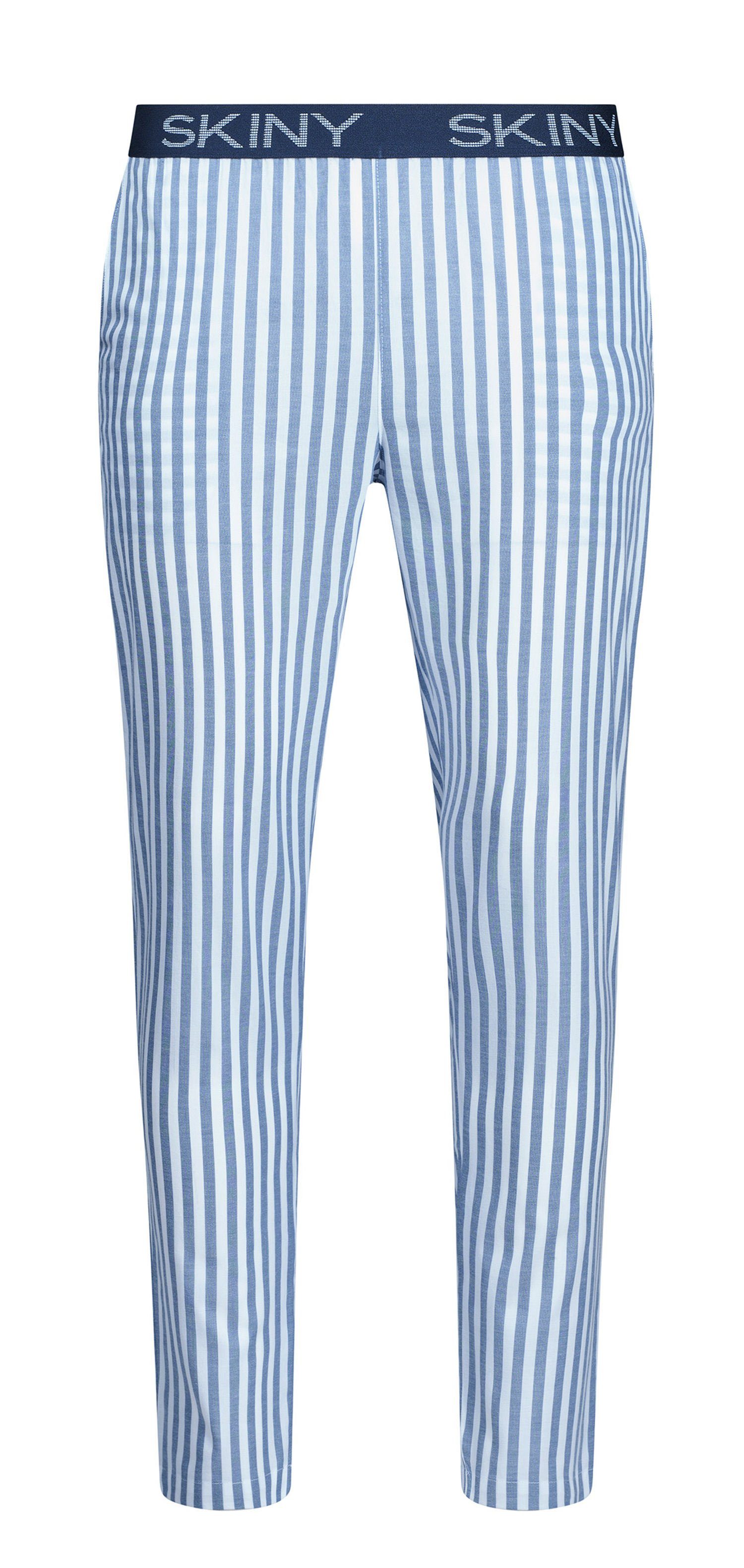 Skiny Pyjamahose Skiny Herren Schlafanzughose (1-tlg) Baumwolle