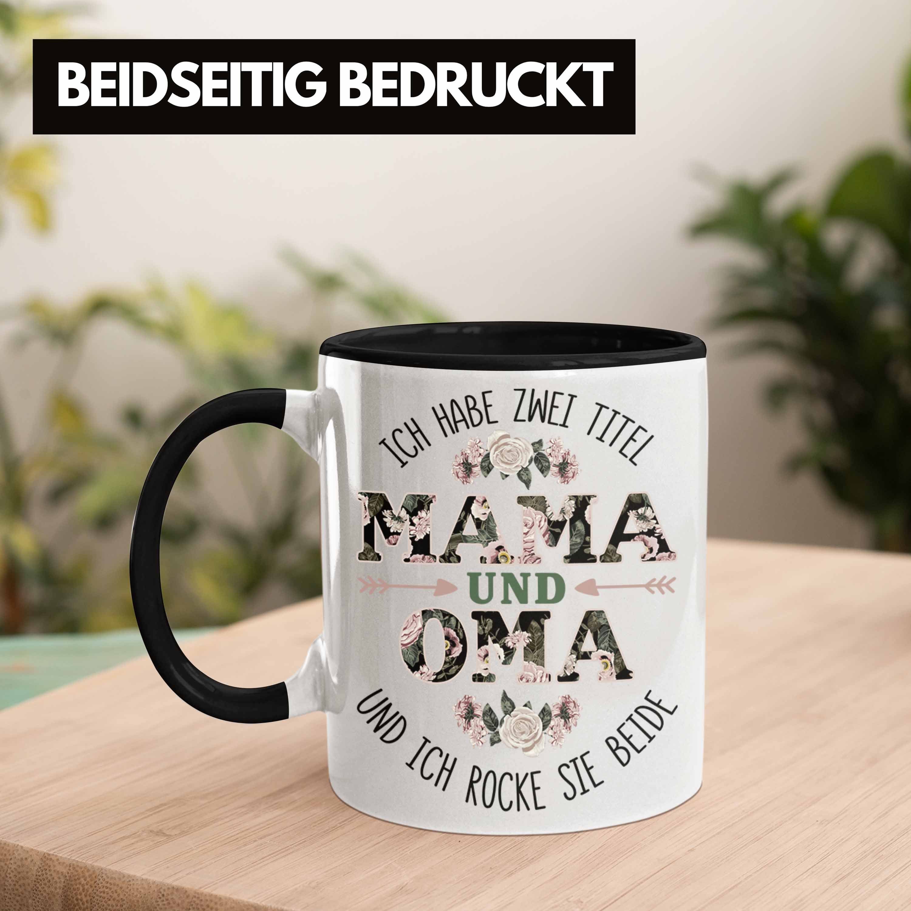 Trendation Tasse Mama und Oma Tasse Geschenk für Oma Weihnachten Geburtstag Lustige