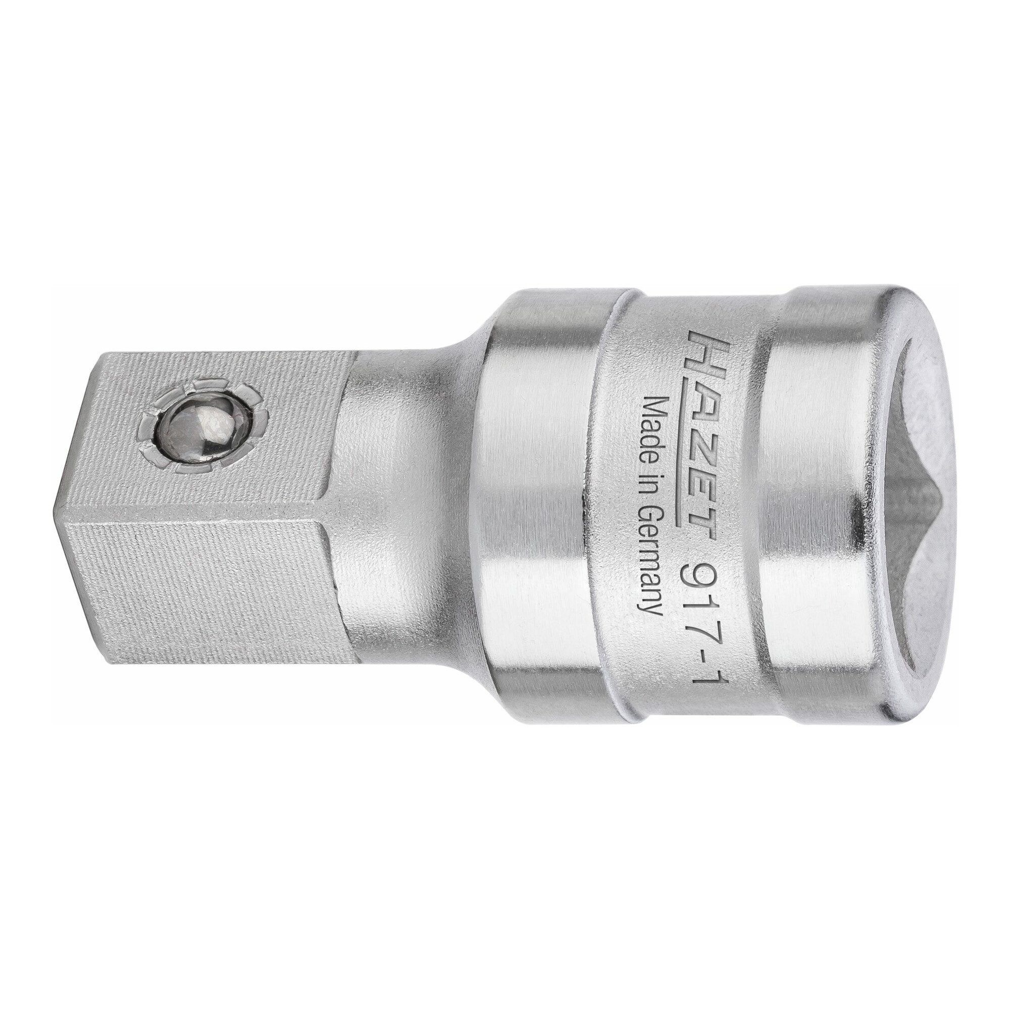 HAZET Steckschlüssel HAZET Verlängerung 917-1 Vierkant hohl 12,5 mm (1/2) Vierkant massiv