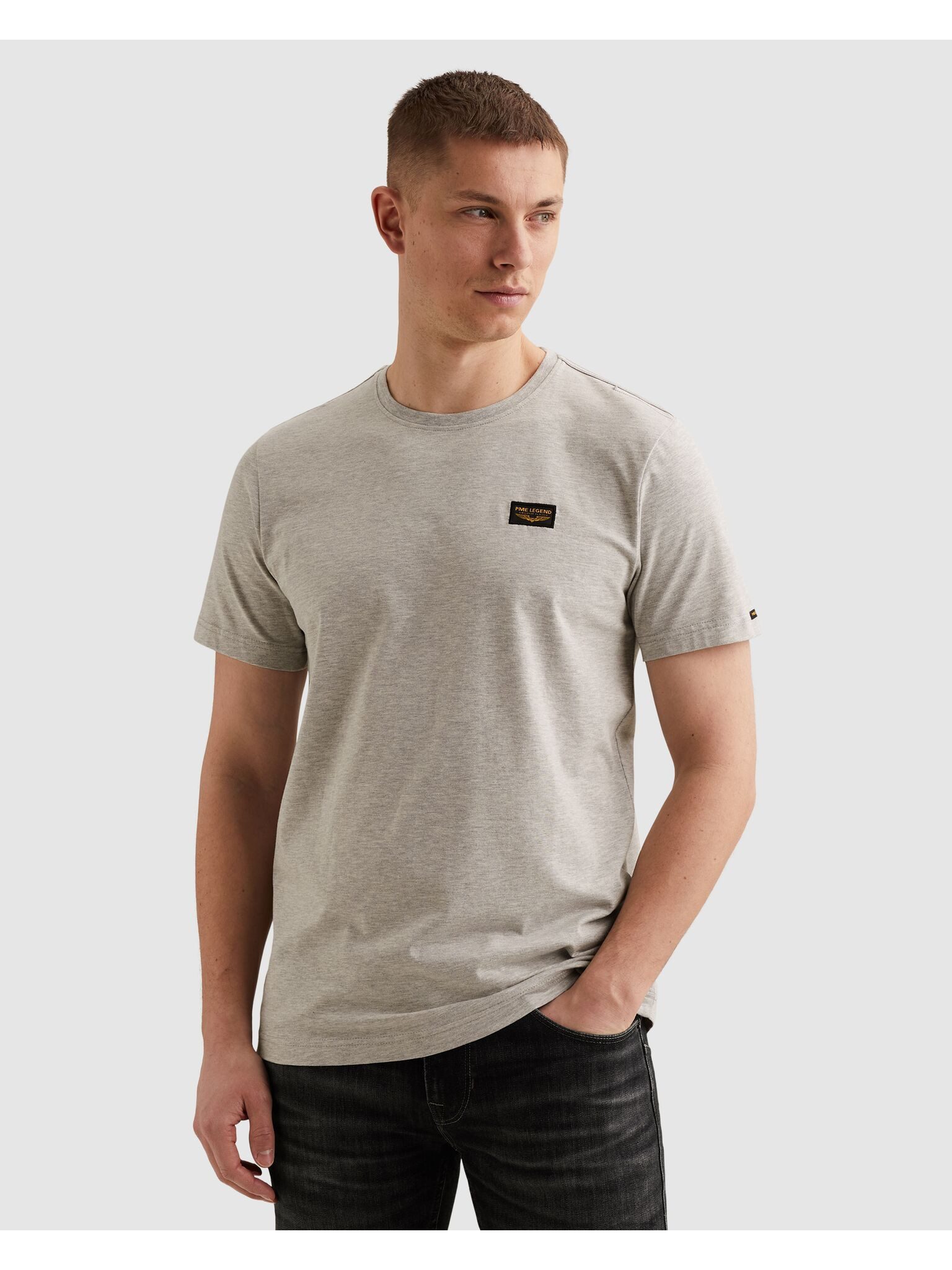 PME LEGEND T-Shirt mit Logobadge günstig online kaufen