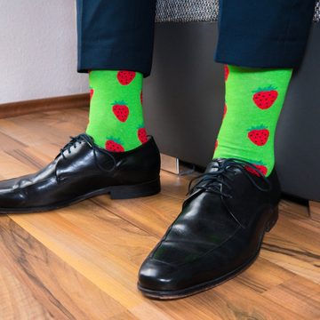 TwoSocks Freizeitsocken Melonen Socken lustige Socken Herren & Damen, Einheitsgröße
