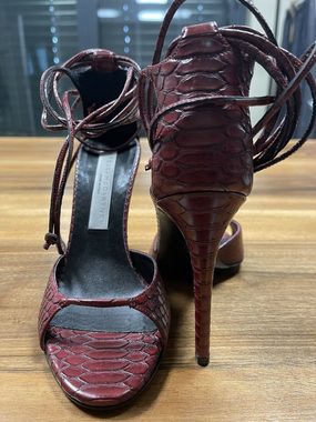 Stella McCartney Stella Mccartney Cult VEGAN Faux Ankle Tie Heels Sandals Pumps Schuhe Pumps