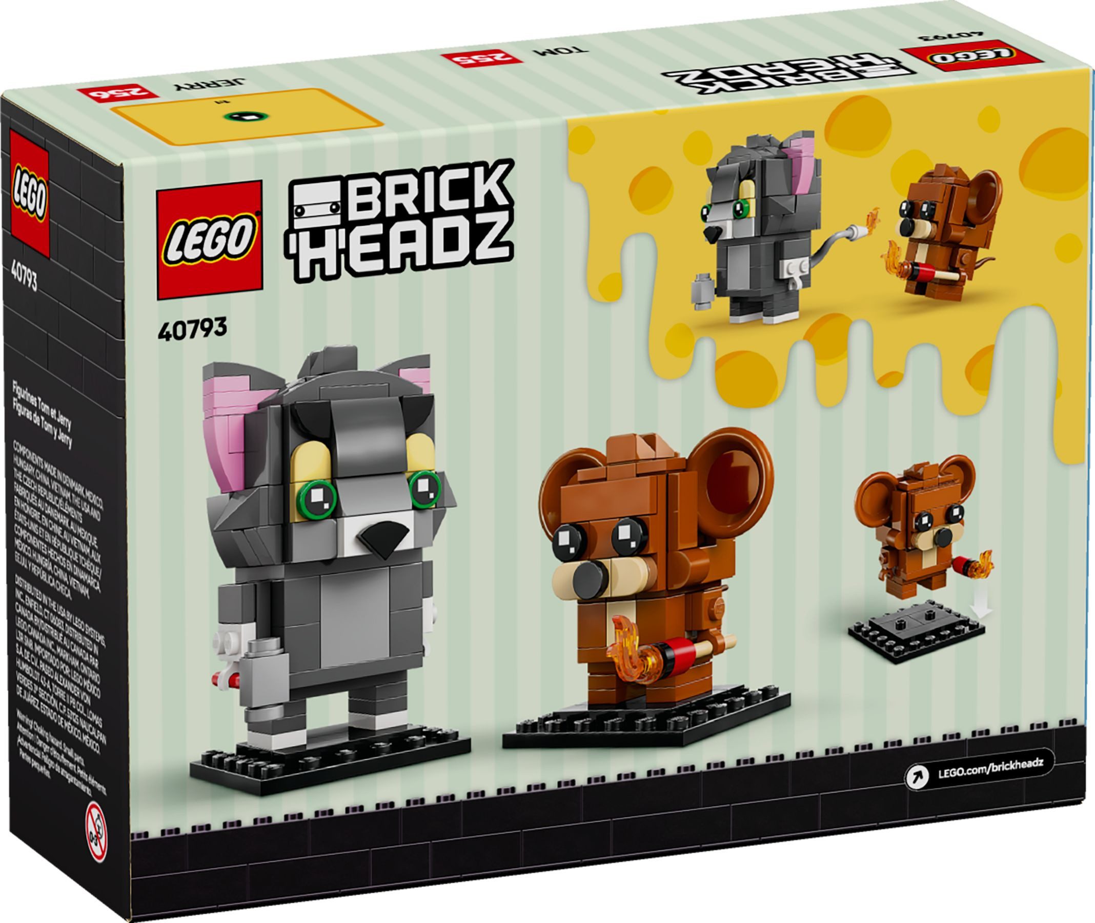 LEGO® LEGO® BrickHeadz 40793 Tom & Jerry Konstruktionsspielsteine günstig online kaufen