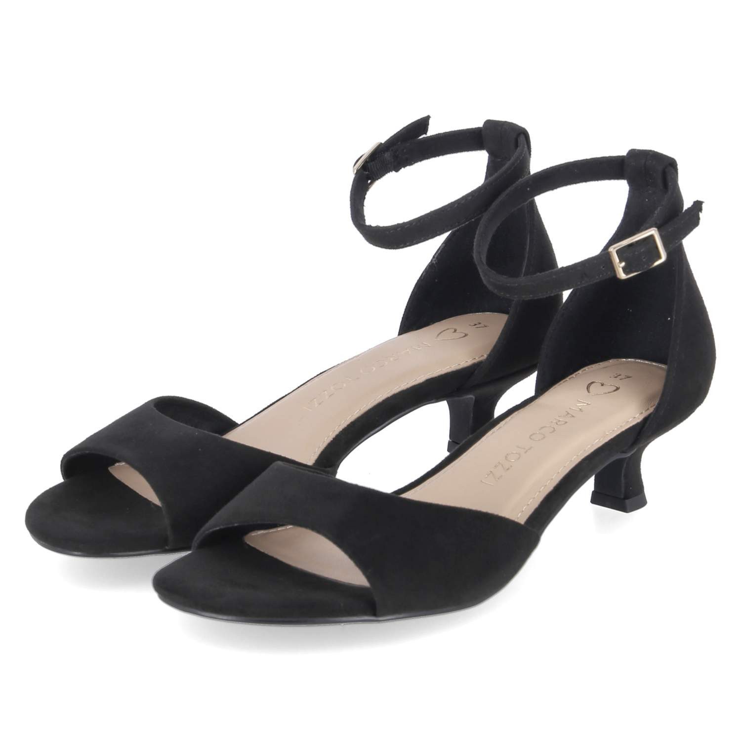 Marco Tozzi 2-28348-46-001 Damen Textil black Sandalette