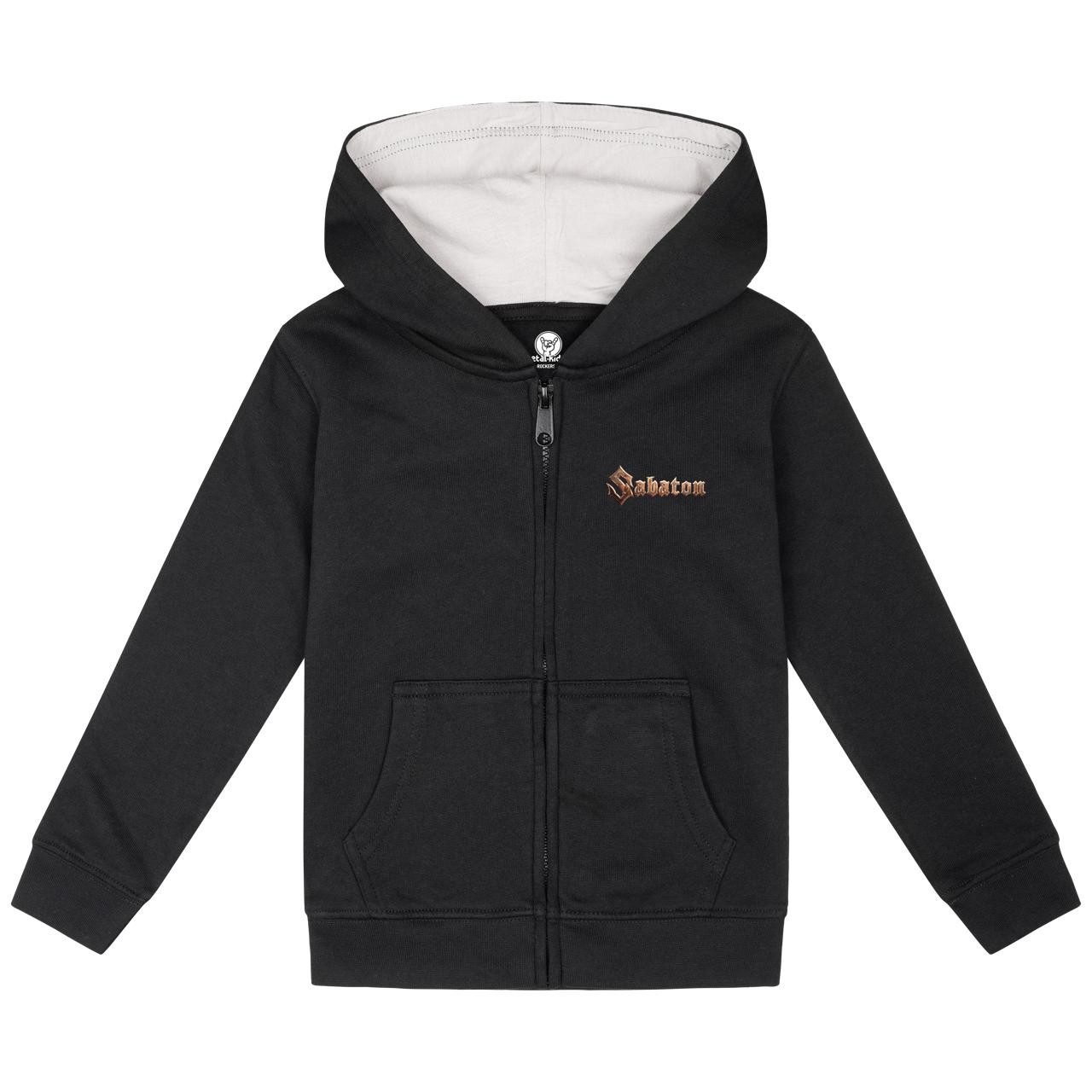 Metal Kids Kapuzensweatjacke mit Sabaton (Legends) Aufdruck für Kinder (2–14 J)