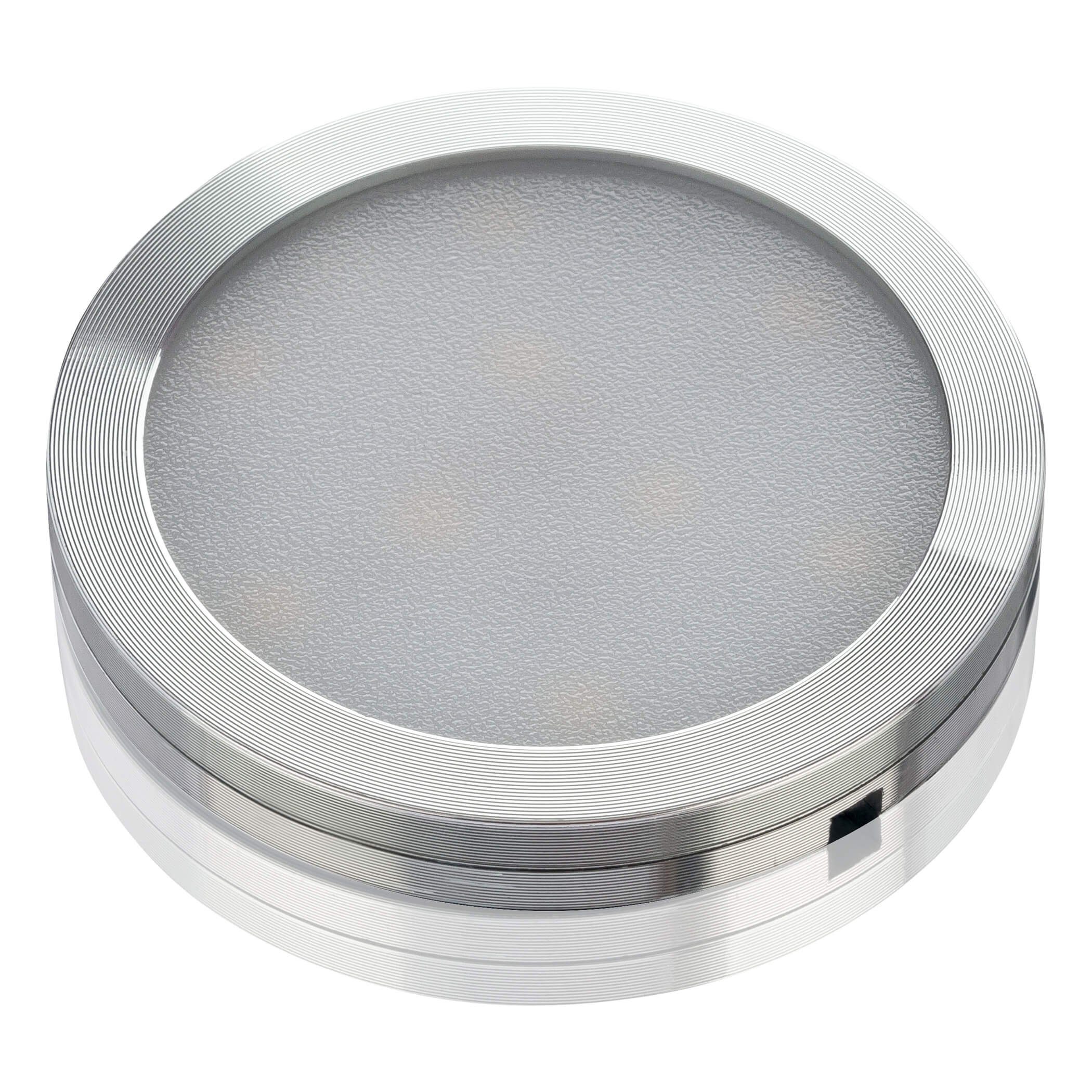 SEBSON Aufbauleuchte LED warmweiß 6er Sensor, Schrankleuchte Set, 130lm IR dimmbar, 8x 2W