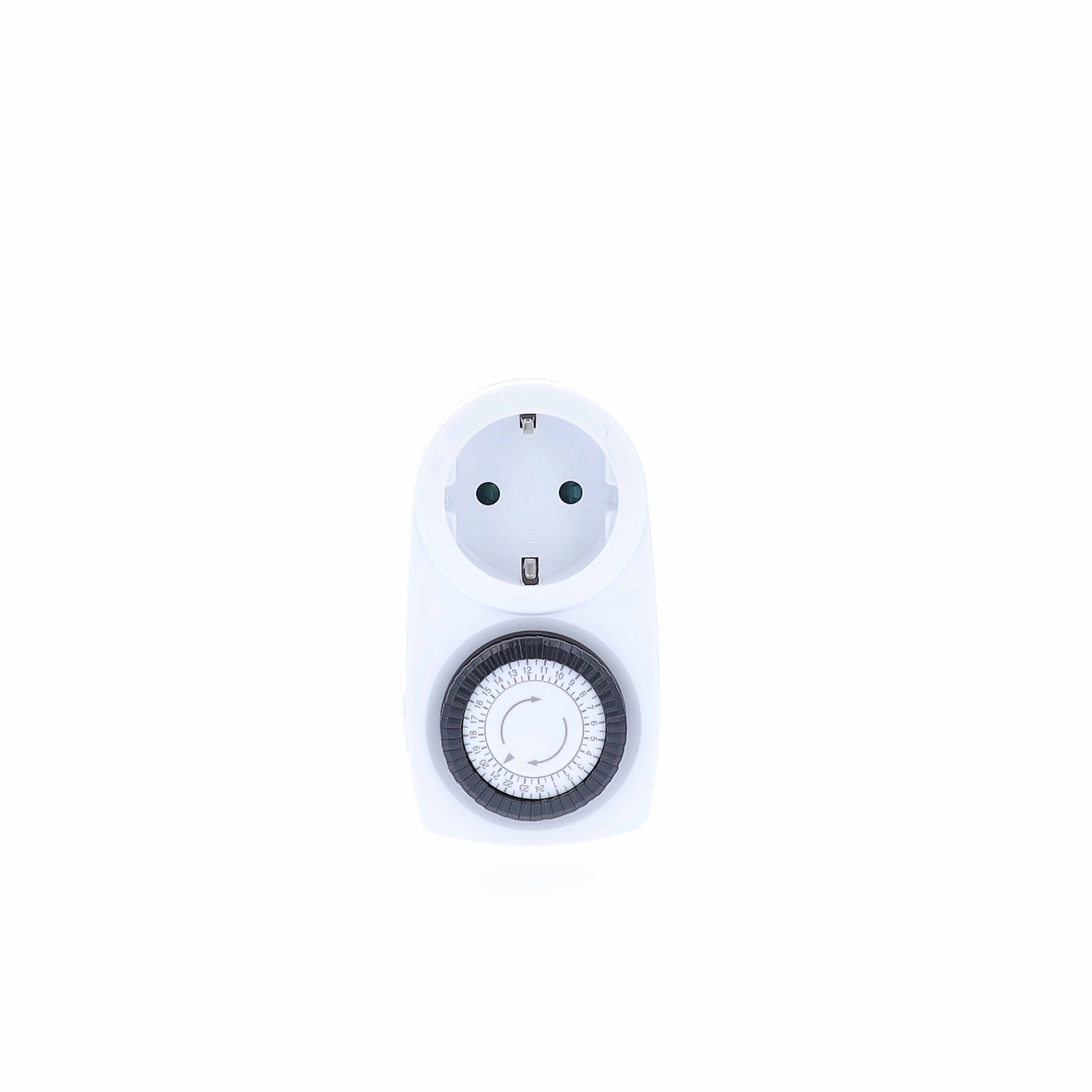 as - Schwabe Tageszeitschaltuhr Tages-Zeitschaltuhr IP20 mechanisch, mit Schalter, mechanisch, für den Innenbereich