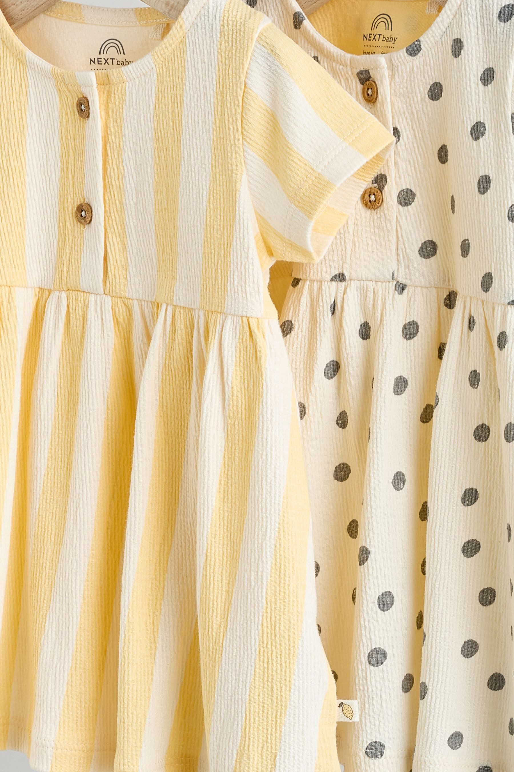 Next Blusenkleid Baby-Kurzarmkleid, 2er-Pack (2-tlg)