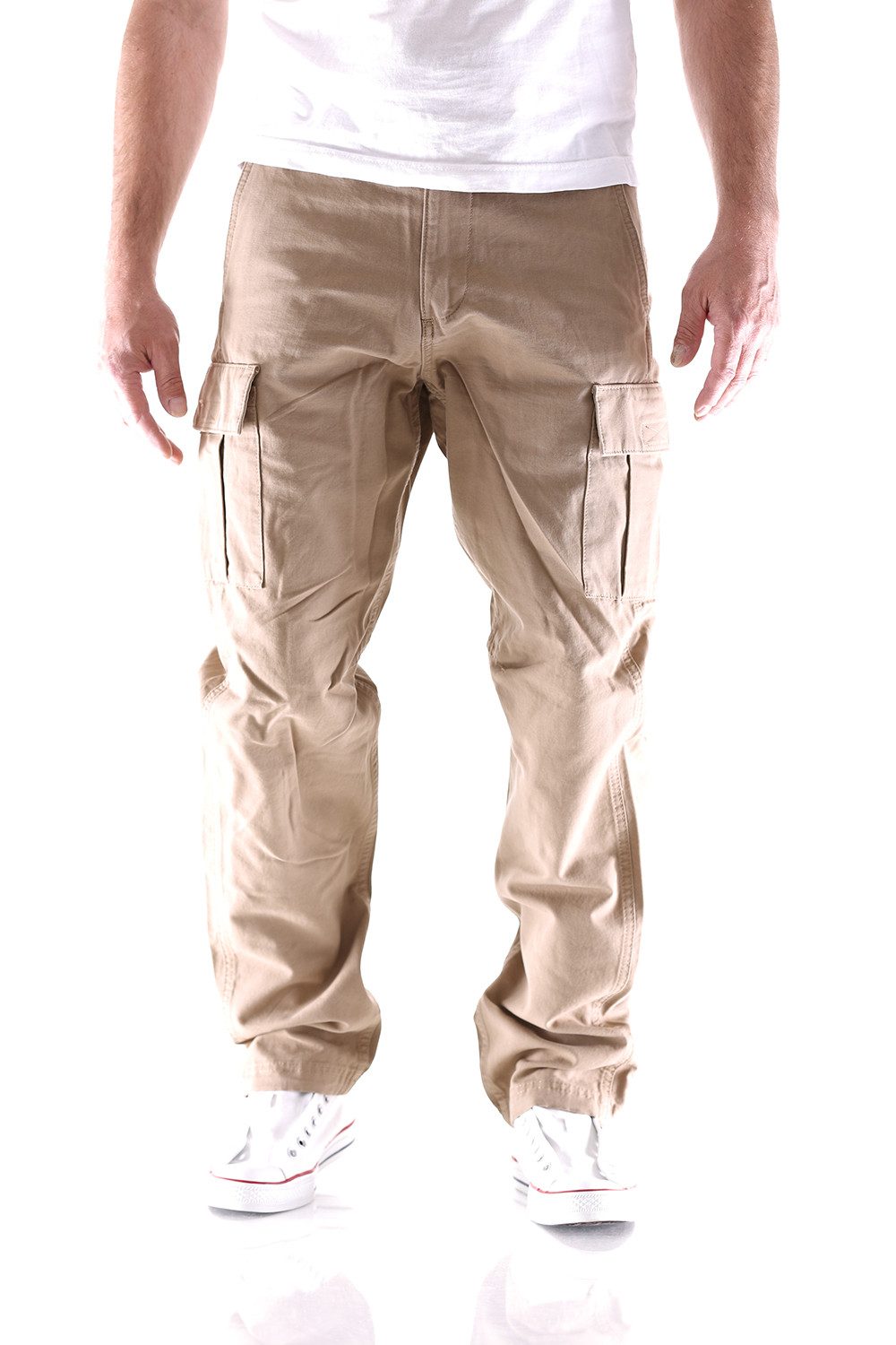 Jack & Jones Herren Cargohose JPSTKANE JJBARKLEY -Relaxed Fit günstig online kaufen