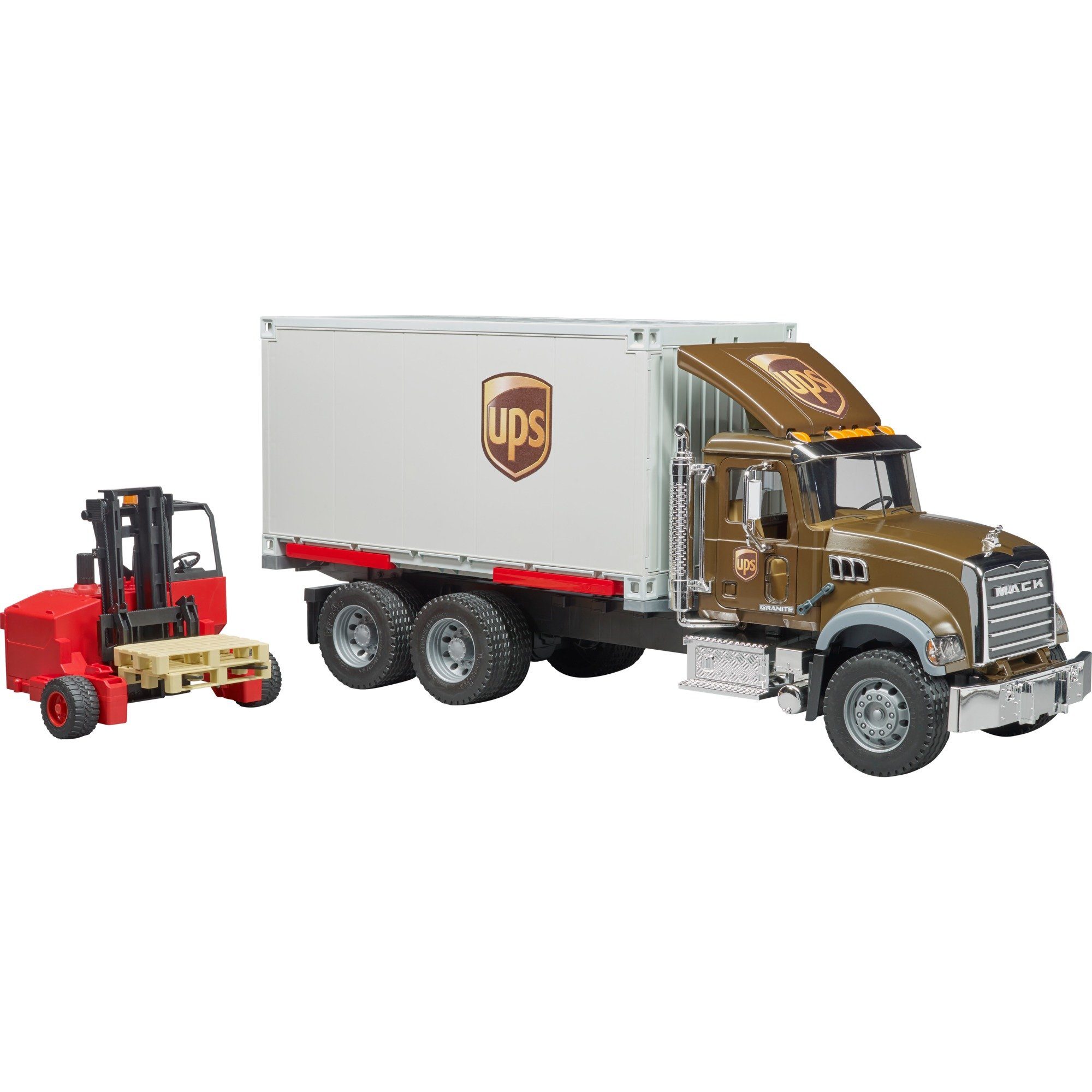 Bruder® Spielzeug-LKW bruder Mack Granite UPS Logistik-LKW günstig online kaufen