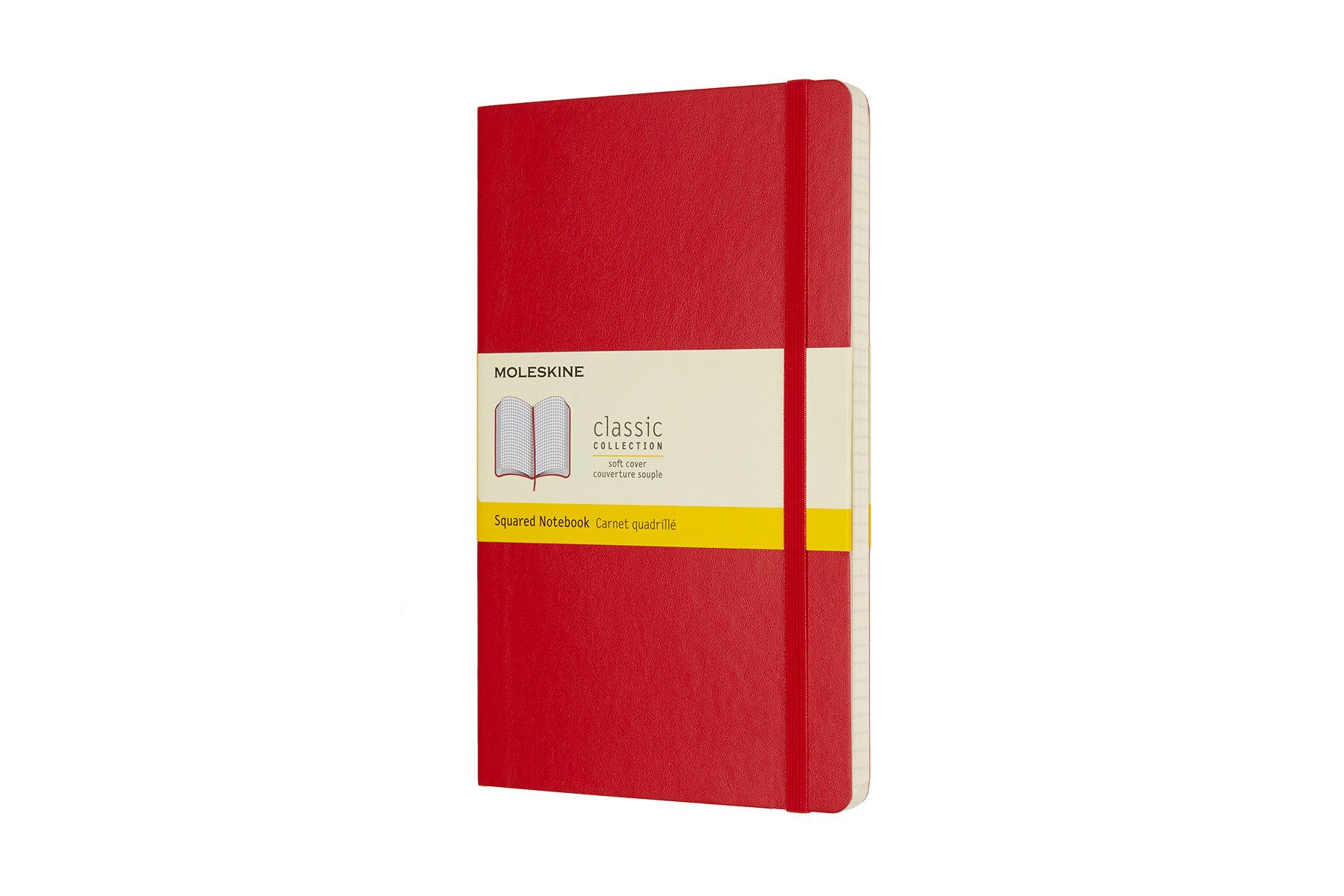 MOLESKINE Notizbuch, Classic Collection mit weichem Einband - Groß L/A5 - 70g-Papier
