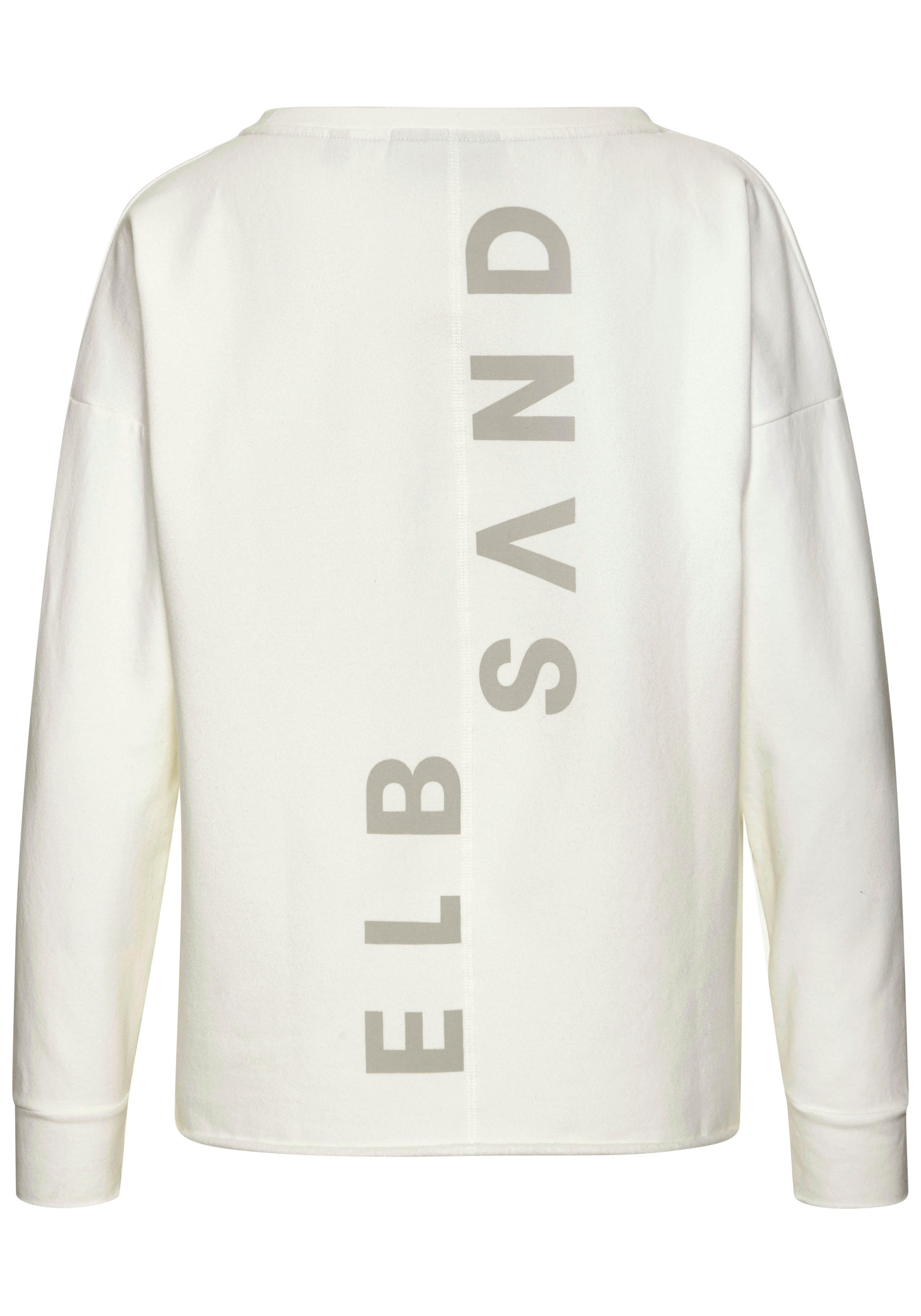 Elbsand Sweatshirt Raina mit Logoprint am Rücken, sportlich-casual – Bild 4 von 5