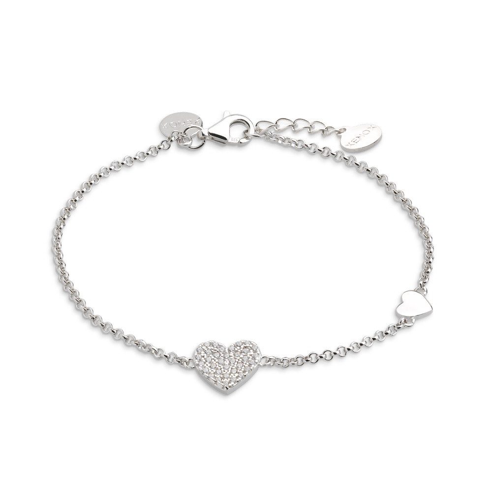 XENOX Armband XS2783 Armband Damen Love Story Herz Zirkonia Sterling-Silber