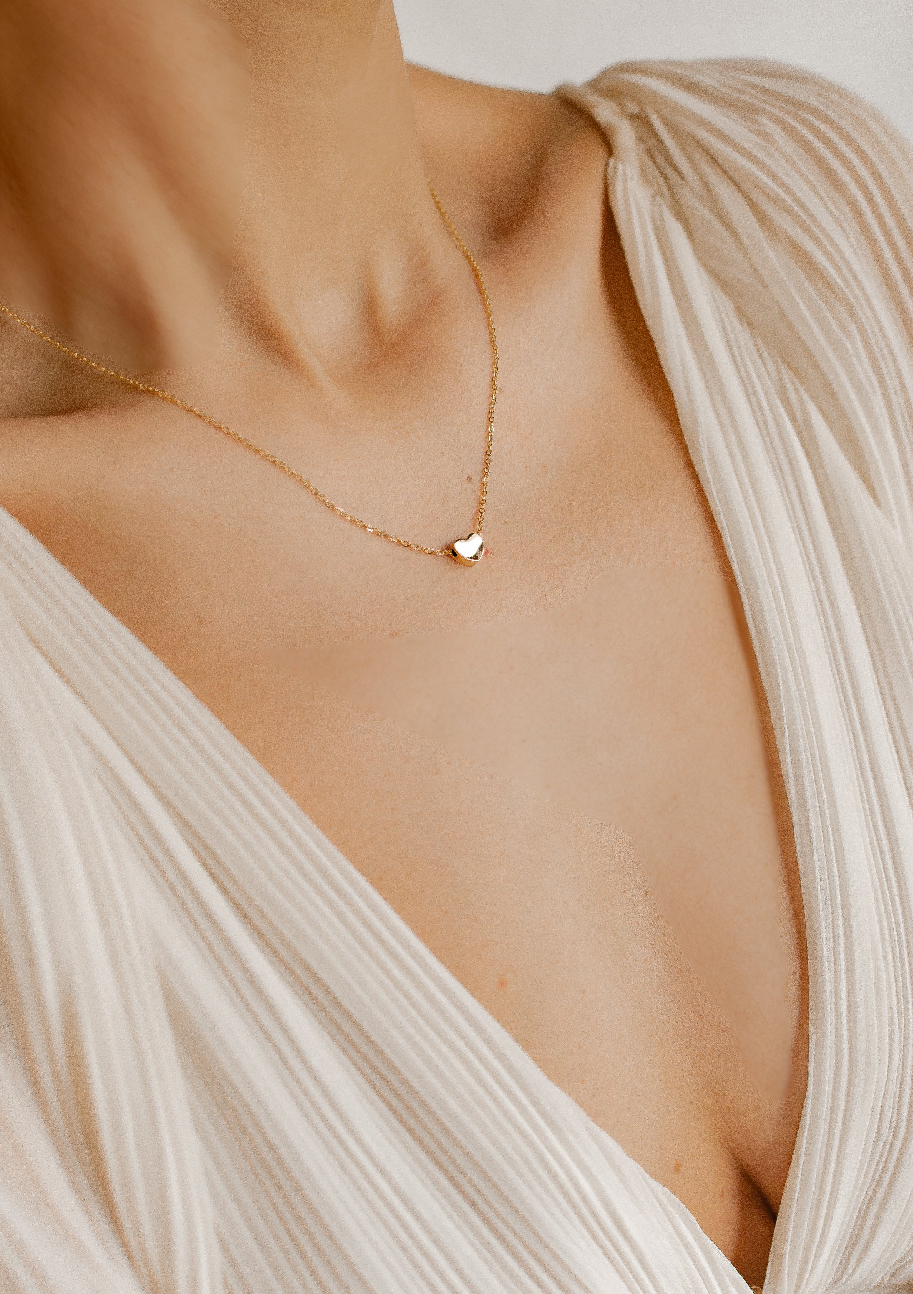 Hey Happiness Herzkette Sweetheart Anhänger, vergoldet, Edelstahl Damen Hal günstig online kaufen