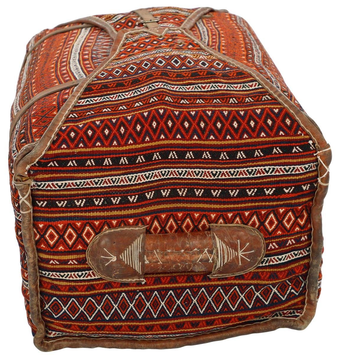 rechteckig, Höhe: Bag Orientteppich, Nain mm 5 Camel Orientteppich Trading, Handgeknüpfter 50x83