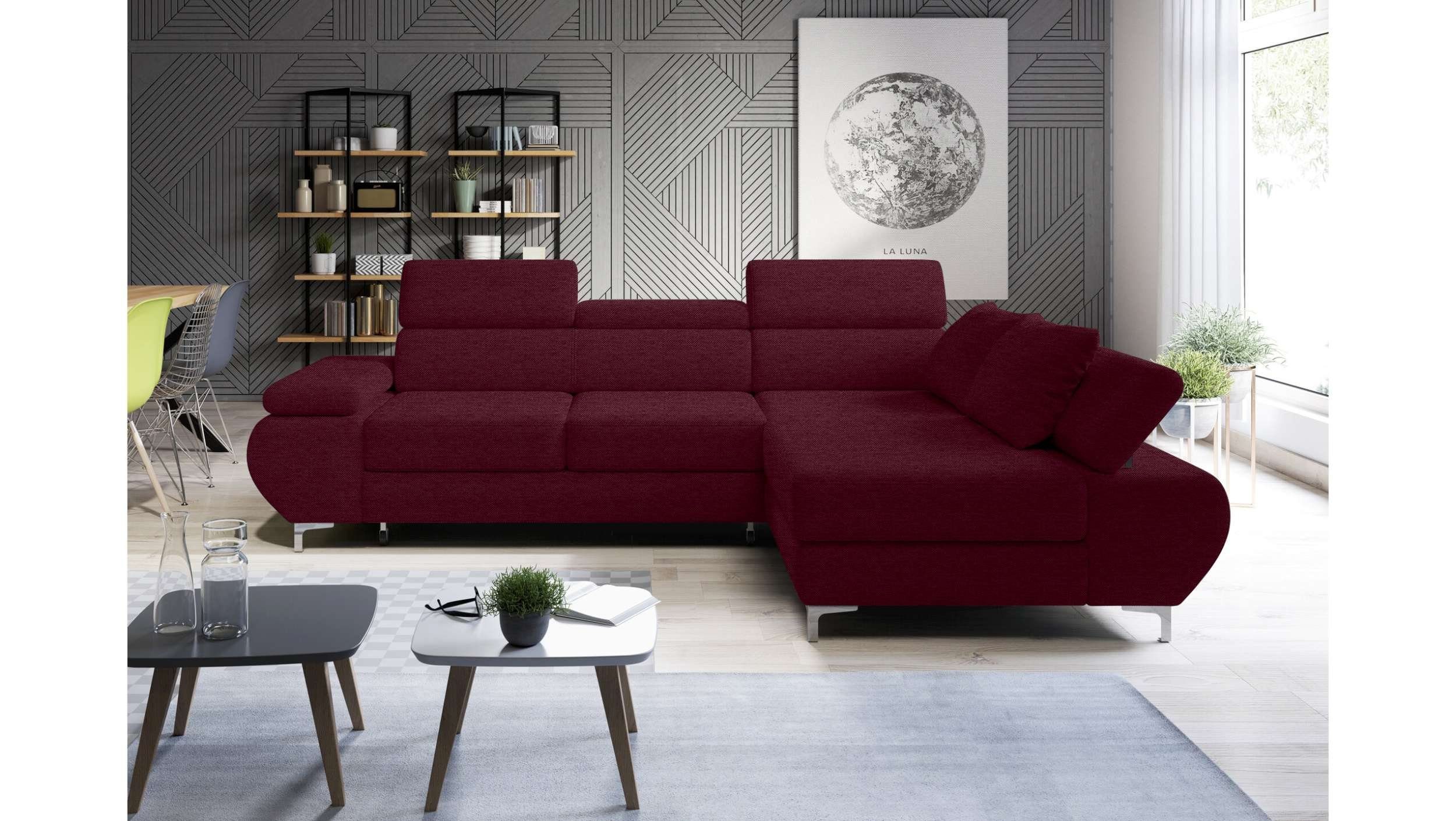 Bettfunktion, Mini, links Flagman Bettkasten mit bestellbar, und Eckcouch, Design Stylefy L-Form, mane rechts Modern oder Ecksofa Relaxfunktion,