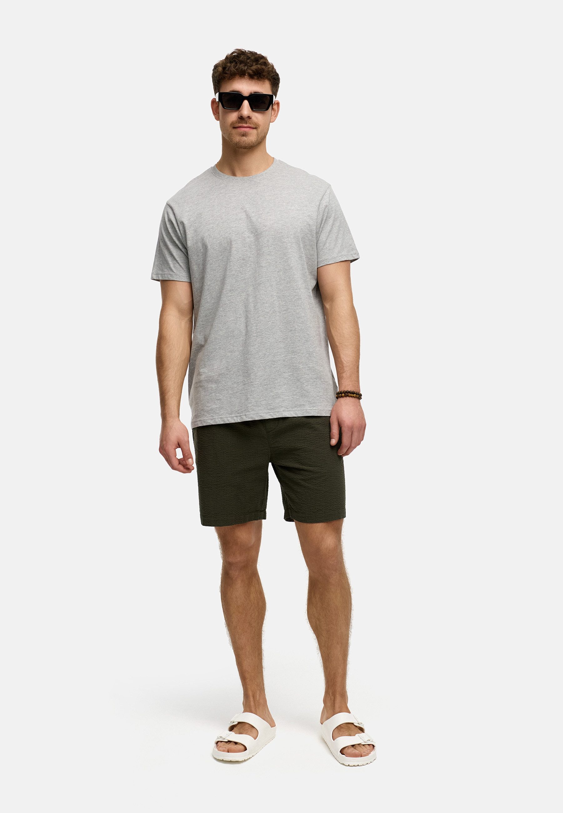 INDICODE Shorts Herren INAlizzo Sommershorts Herrenshorts aus Seersucker-Material für maximale Luftzirkulation an warmen Tagen – Bild 5 von 5