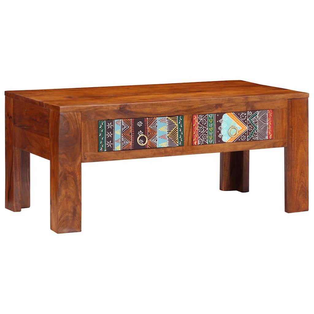 vidaXL Couchtisch Couchtisch 90x50x40 cm Massivholz