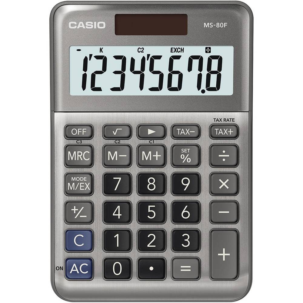 CASIO Taschenrechner Tischrechner MS-80F, Währungsumrechnung