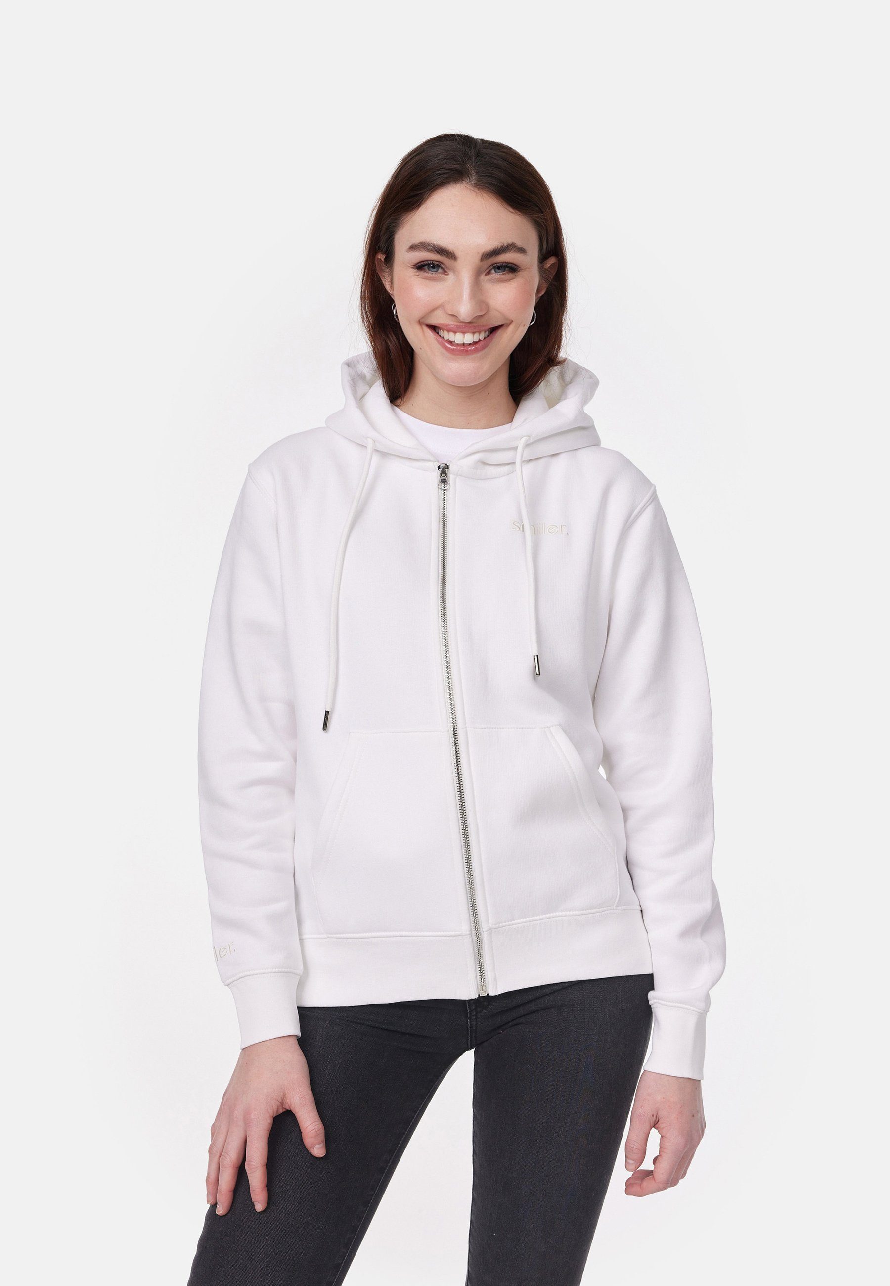 smiler. Kapuzensweatjacke grin.