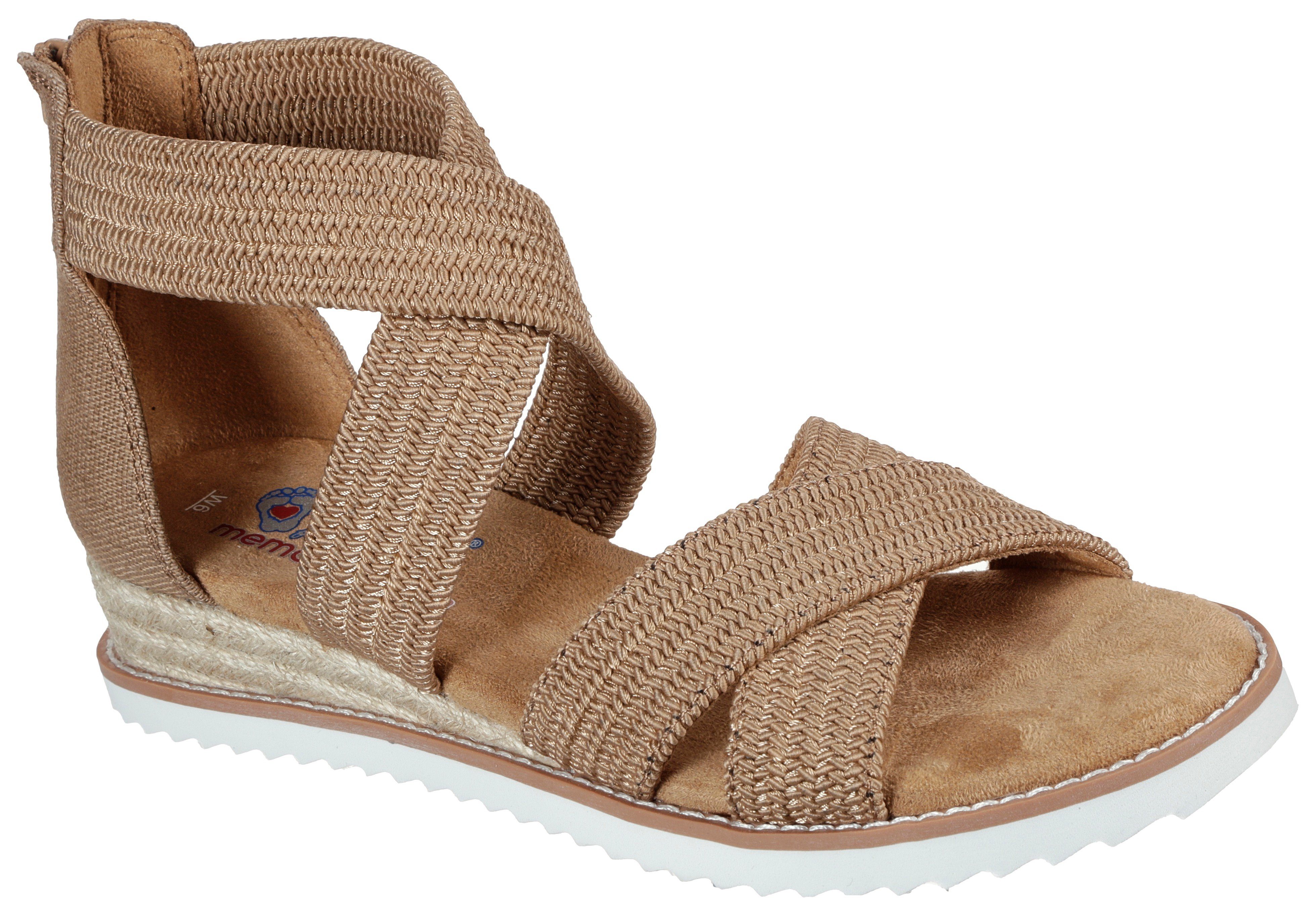 Skechers DESERT KISS Sandale mit Fersenrei verschluss