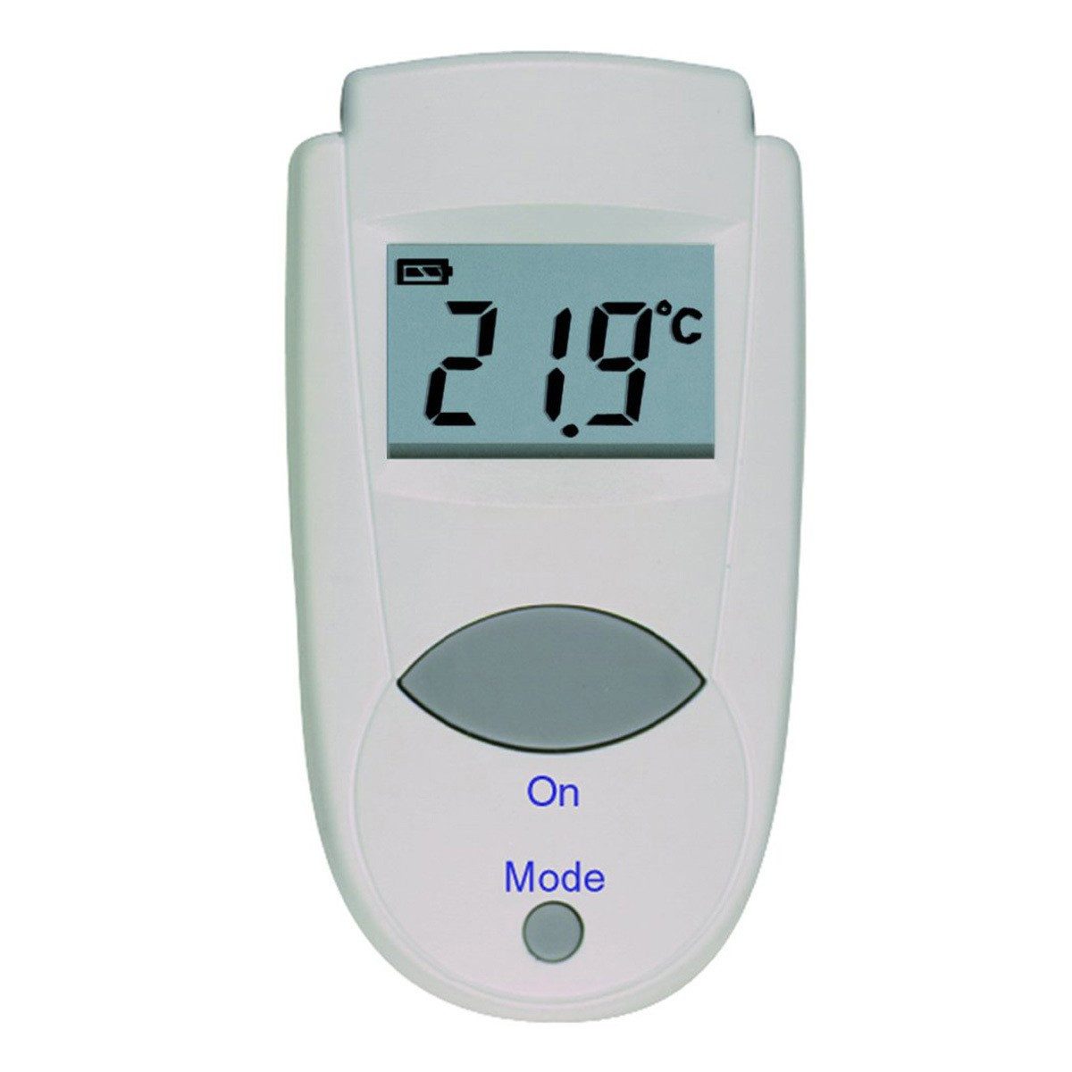 TFA Dostmann Thermodetektor Infrarot-Thermometer MINI FLASH 31.1108 weiß, 1-tlg., Berührungsloses Messen der Oberflächentemperatur