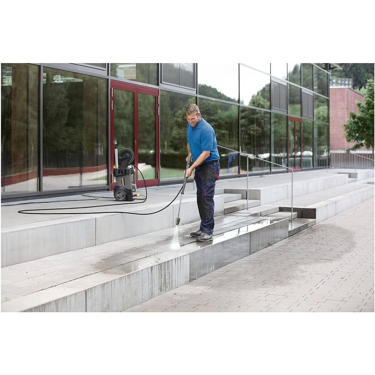 Kärcher Professional Hochdruckreiniger HD 5/15 C Plus, Druck max: 200 bar, 2800 W, Fördermenge max: 500 l/h, 2800 W, 150 bar, 500 l/h