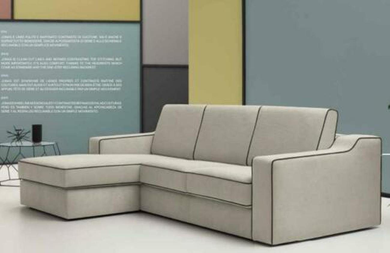 JVmoebel Ecksofa, Design Textil Moderne Couch Luxus Ecksofa L-Form Möbel Polster