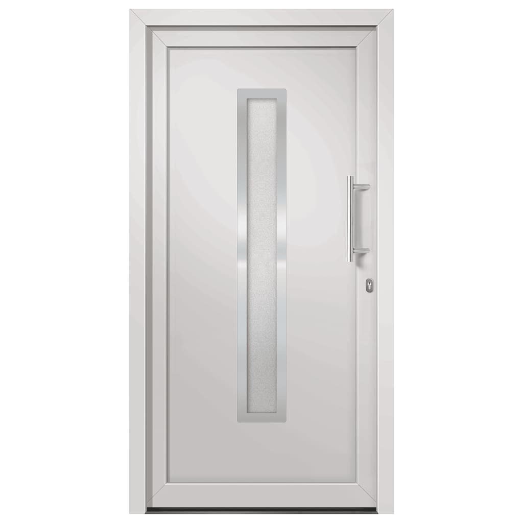 vidaXL Haustür Haustür Weiß 108x208 cm günstig online kaufen