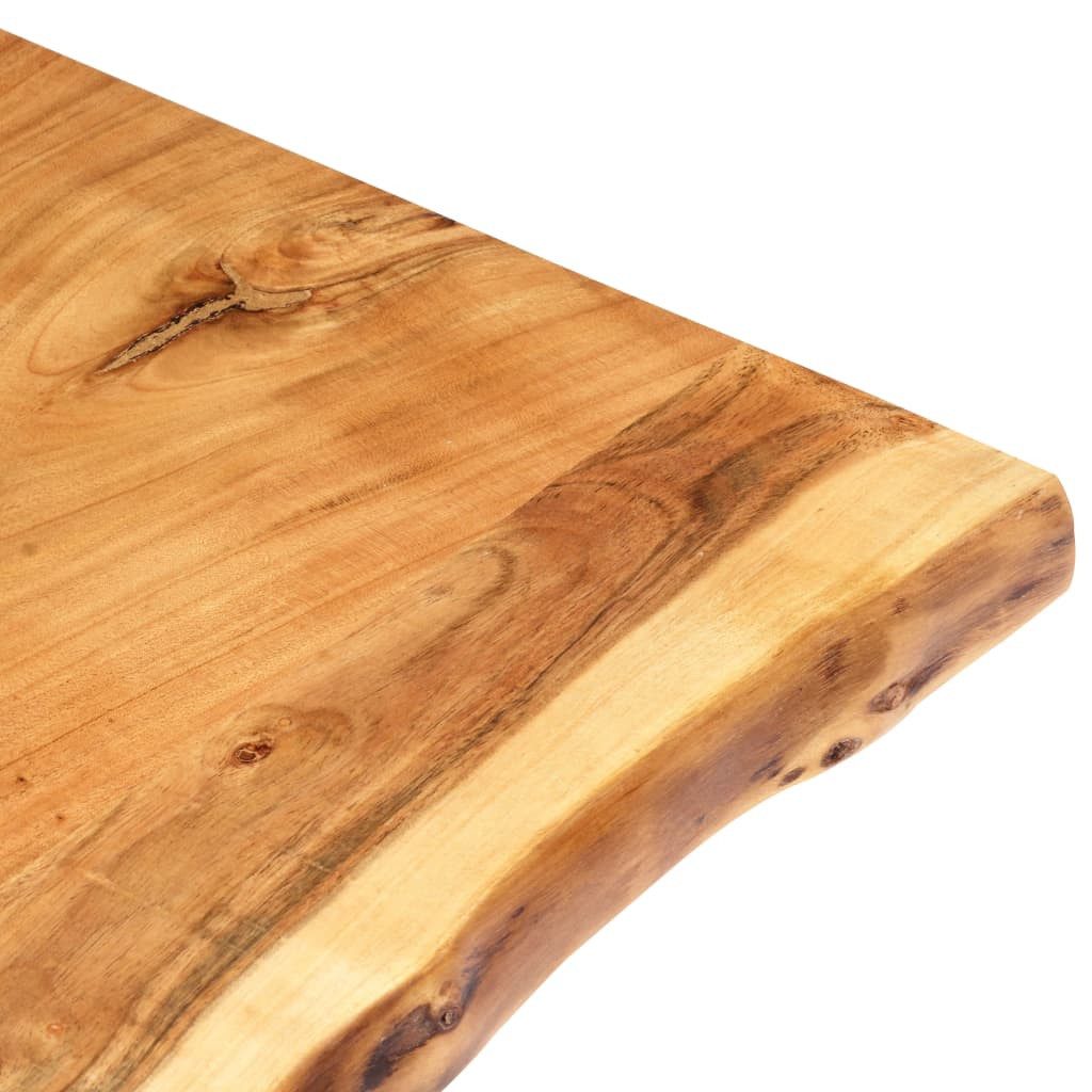 vidaXL Waschtisch 140 x 52 x 25 cm Badezimmer-Waschtischplatte Massivholz Akazie 140x55x