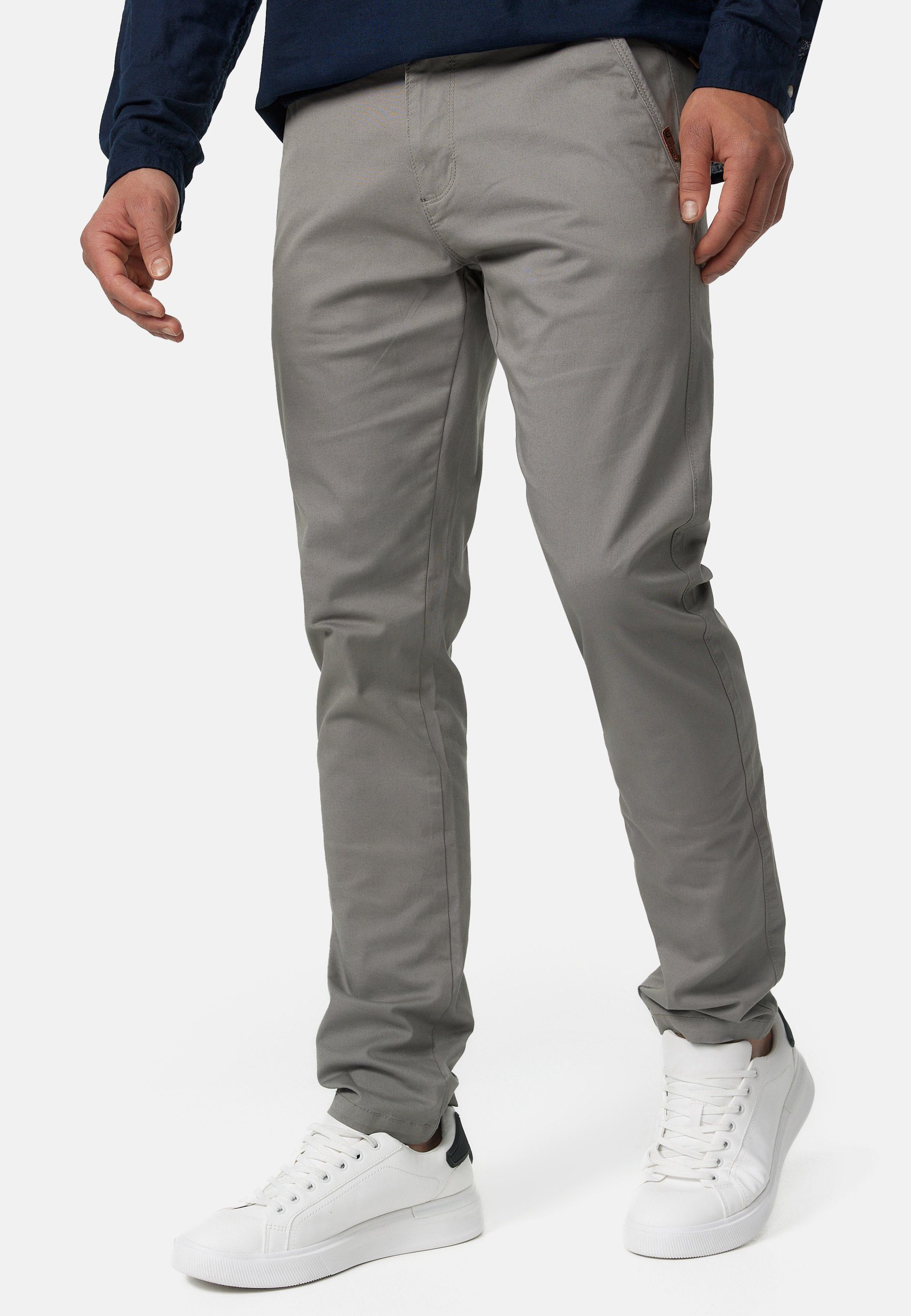Indicode Chinohose Herren Cherry Chino Hose Herrenhose 98% Baumwolle, 2% Elasthan