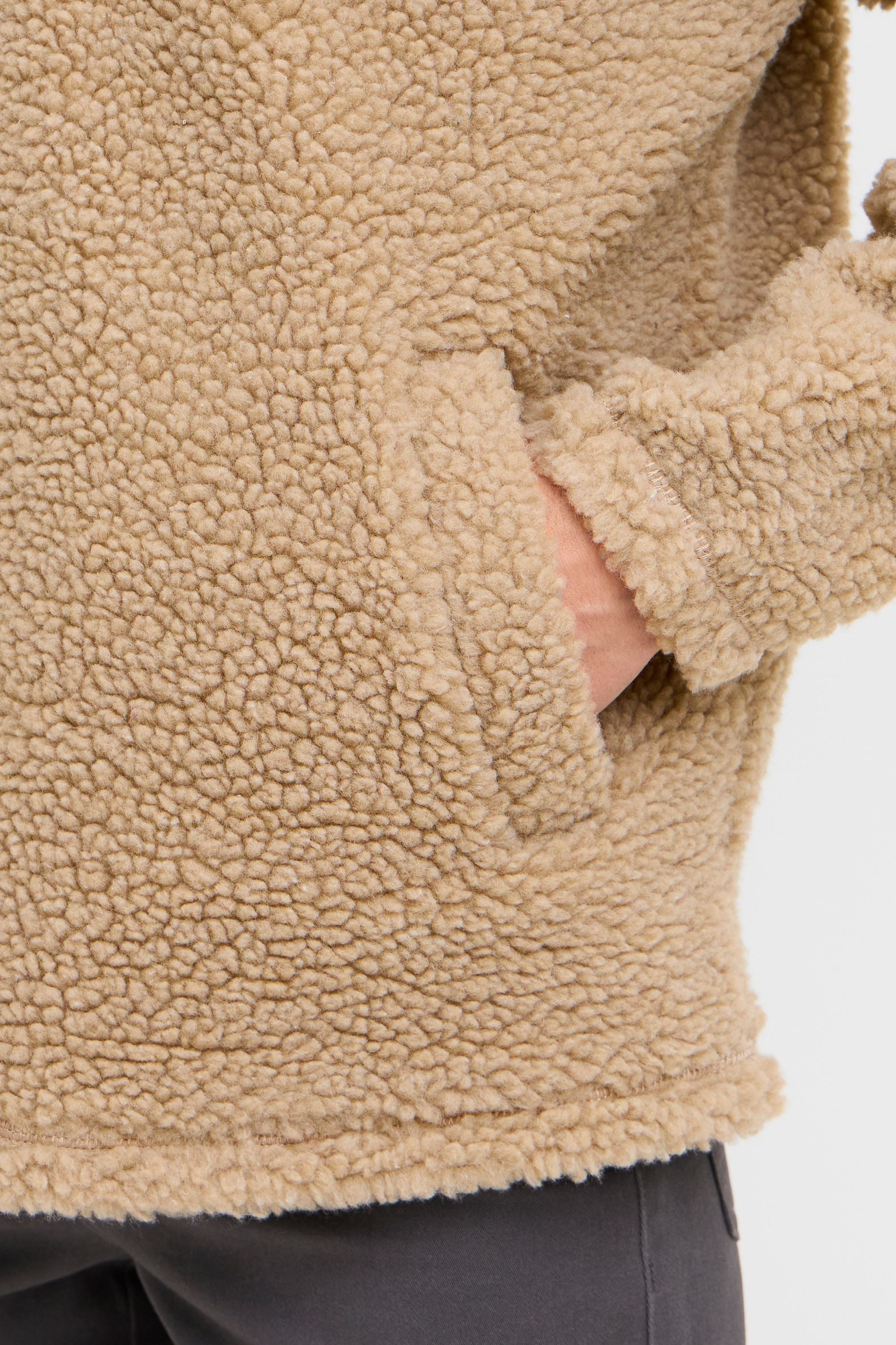 OXMO Fleecejacke OXTolirone Moderner Teddy-Sweater