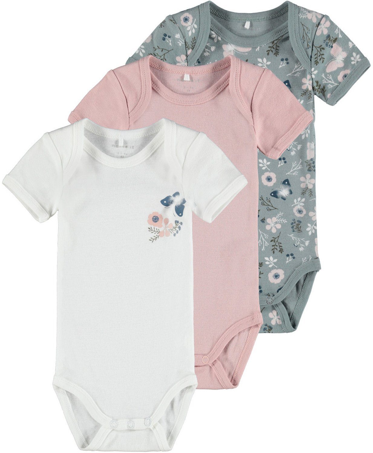 Name It Body Baby Body kurzarm 3er Pack NBFBODY