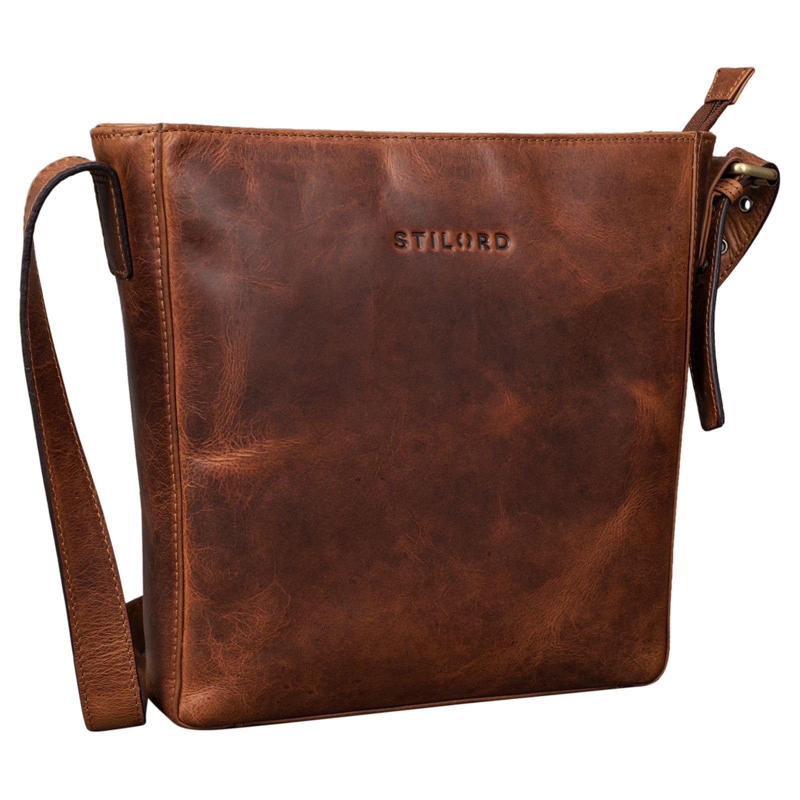 STILORD Handtasche "Elaine" Ledertasche zum Umhängen Damen