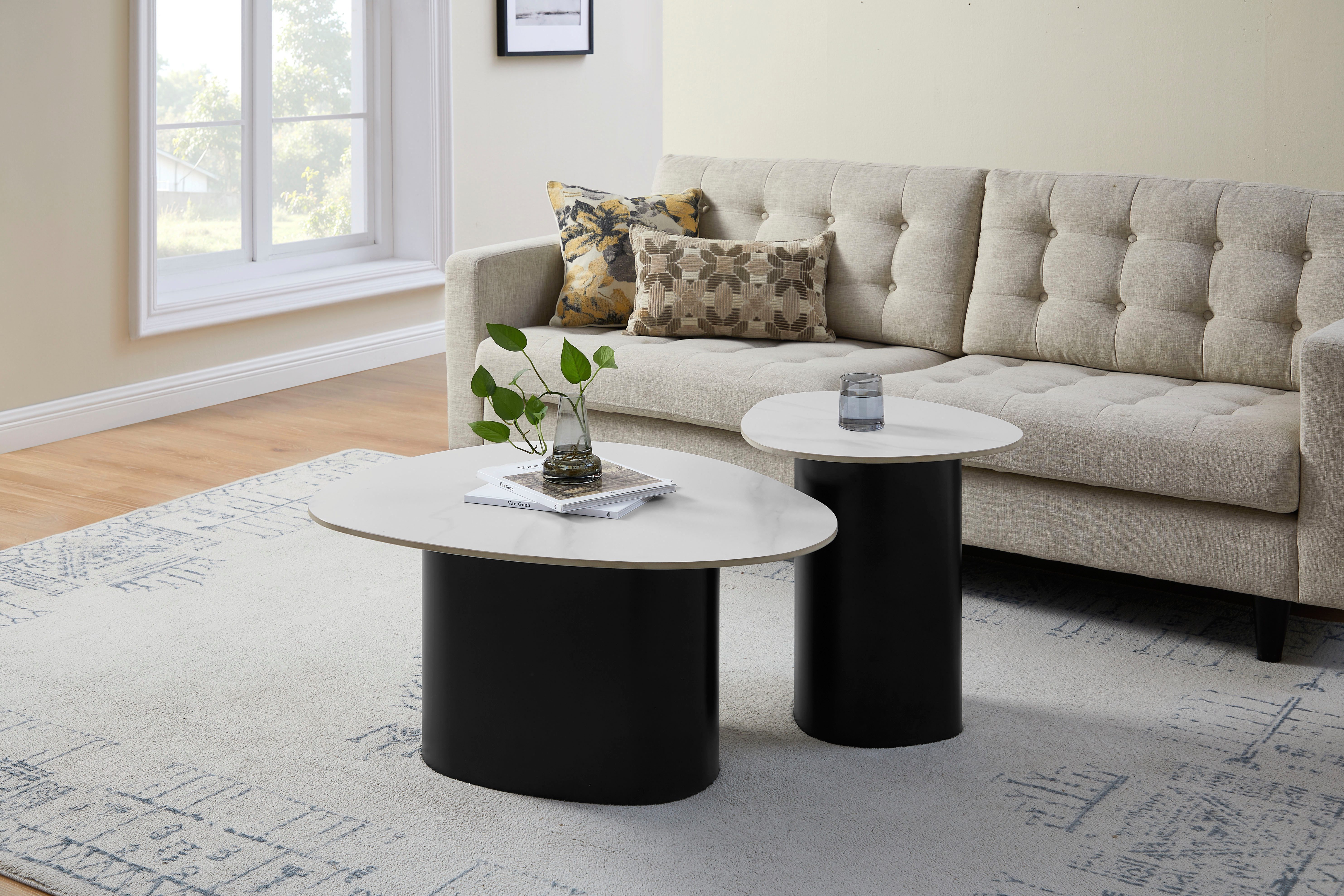 OTTO home Couchtisch Craco (Set), 2er-Set, in unterschiedlichen Höhen, ideal als Ablagefläche