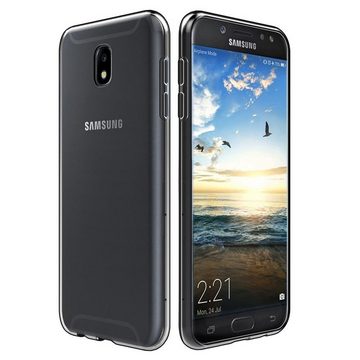 CoolGadget Handyhülle Transparent Ultra Slim Case für Samsung Galaxy J5 2017 5,2 Zoll, Silikon Hülle Dünne Schutzhülle für Samsung J5 2017 Hülle
