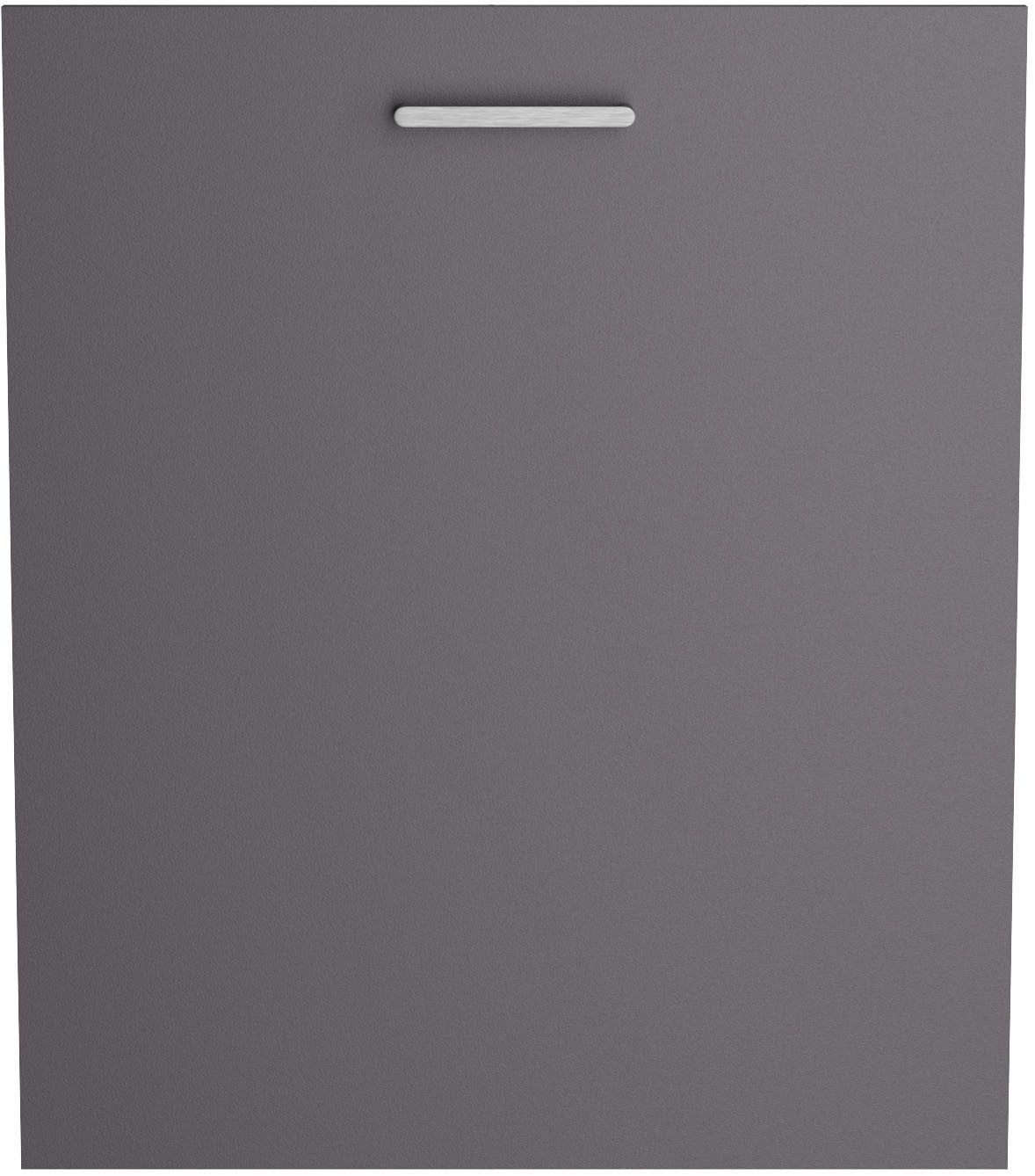 KOCHSTATION Frontblende KS-Lucy, Breite 60 cm, Metallgriff, für vollintegrierten Geschirrspüler